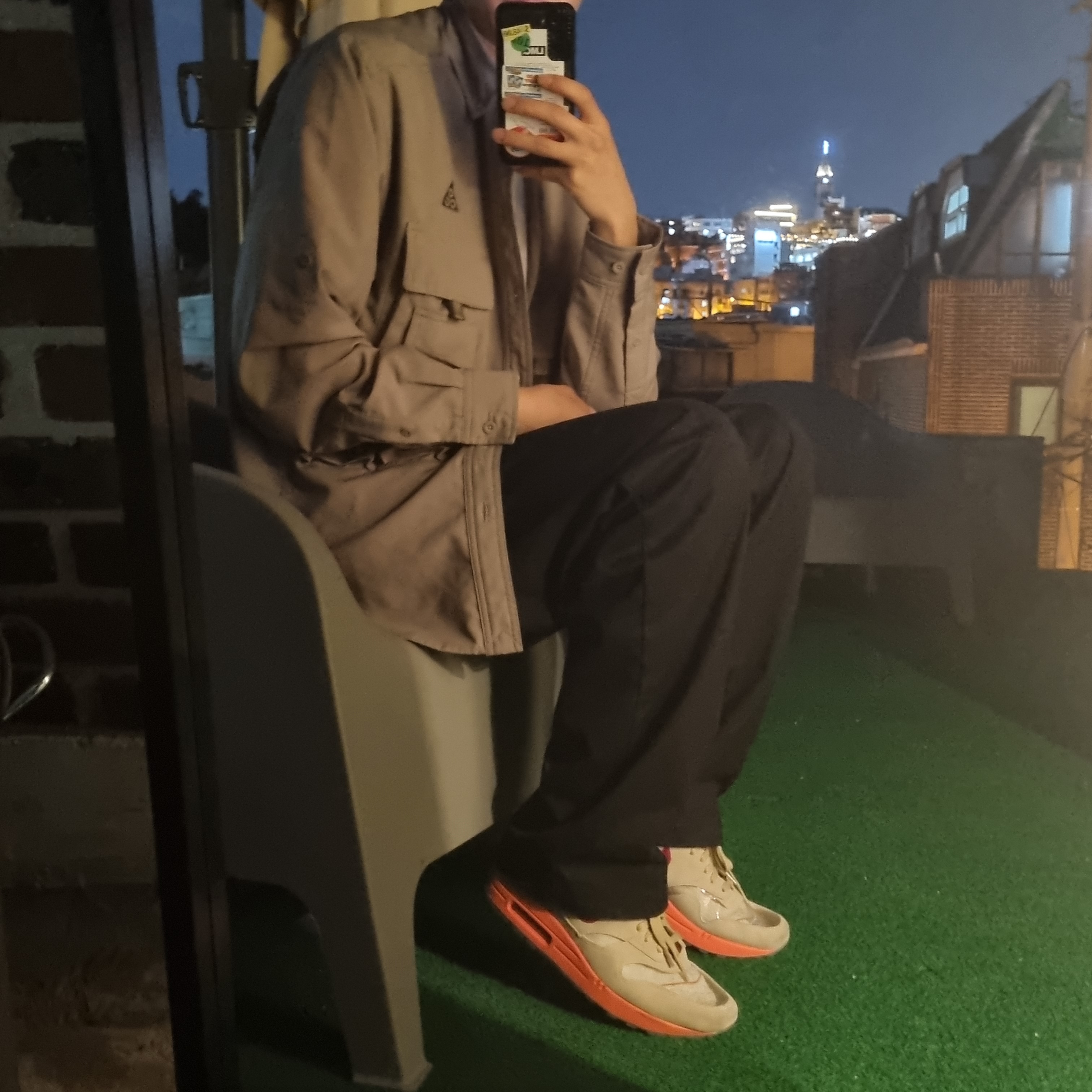 Nike x Clot Air Max 1 Net 착용 스타일
