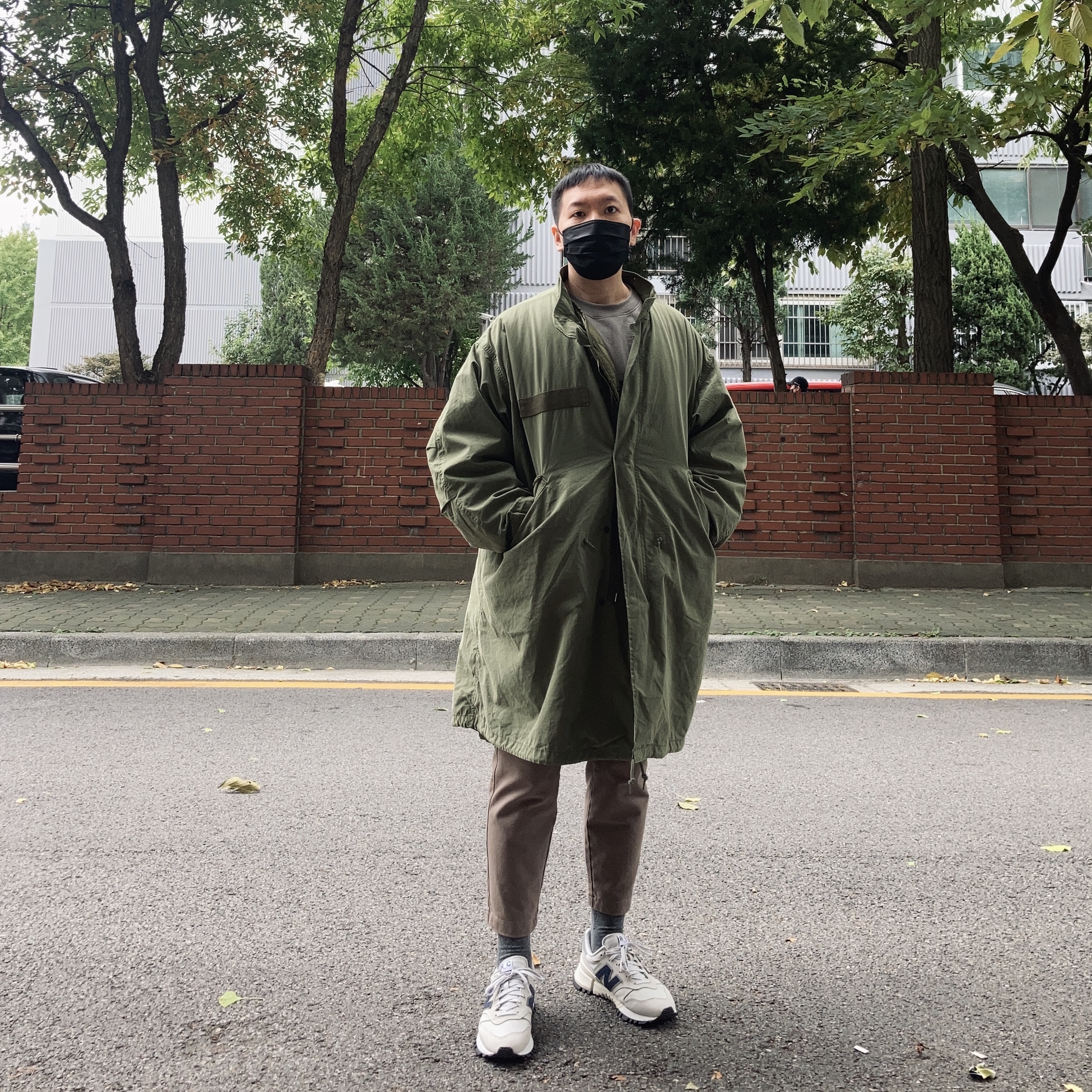 New Balance x Tokyo Design Studio R_C 1300 Summer Fog 착용 스타일