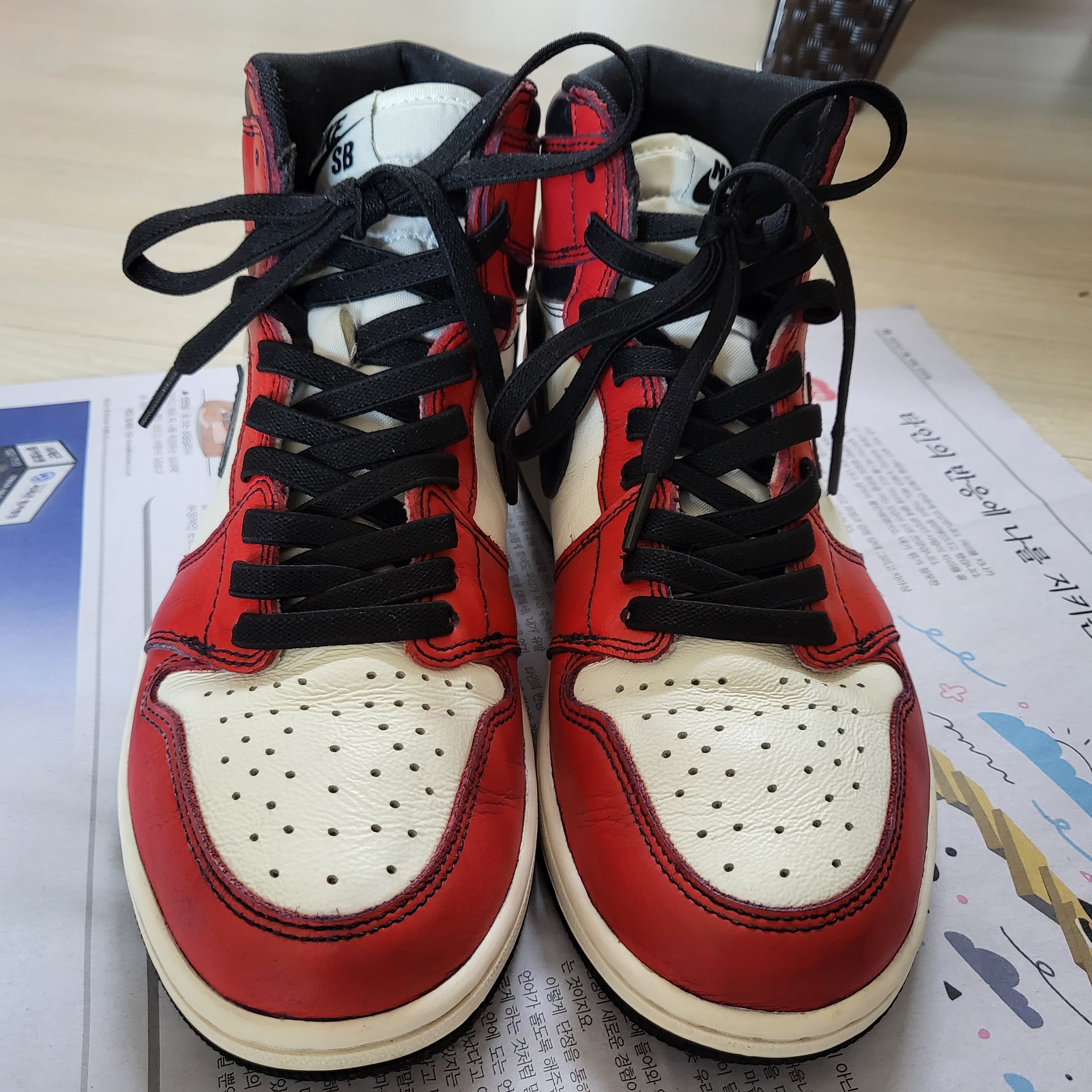 Jordan 1 Retro High OG Defiant SB LA to Chicago 착용 스타일 - 3