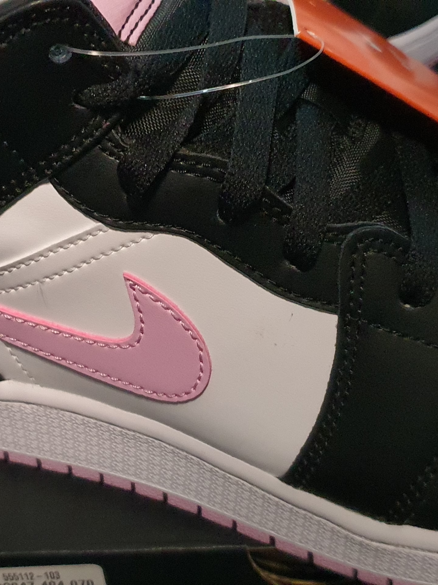 (GS) Jordan 1 Mid Light Arctic Pink 착용 스타일 - 3