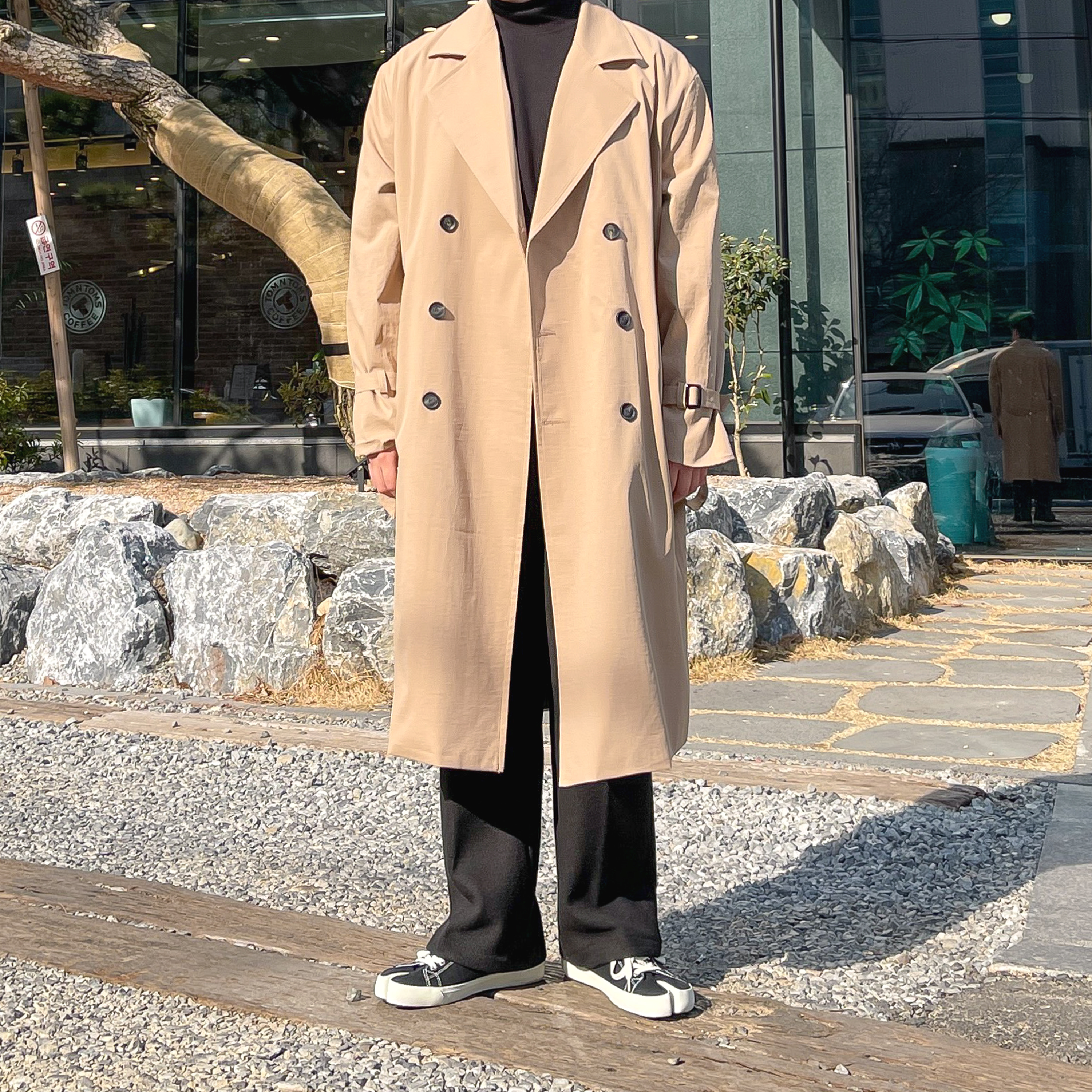Maison Margiela Tabi Low Black 착용 스타일
