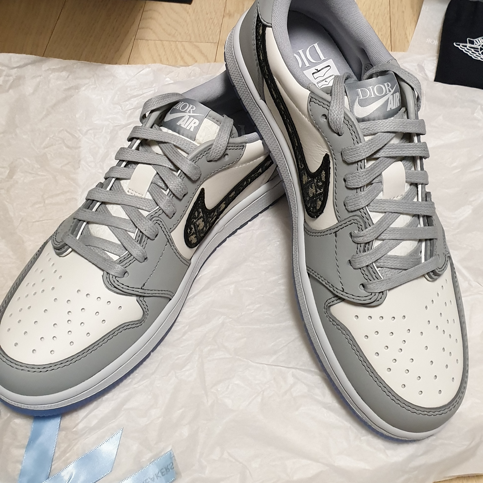 Jordan 1 x Dior Low OG 착용 스타일 - 3