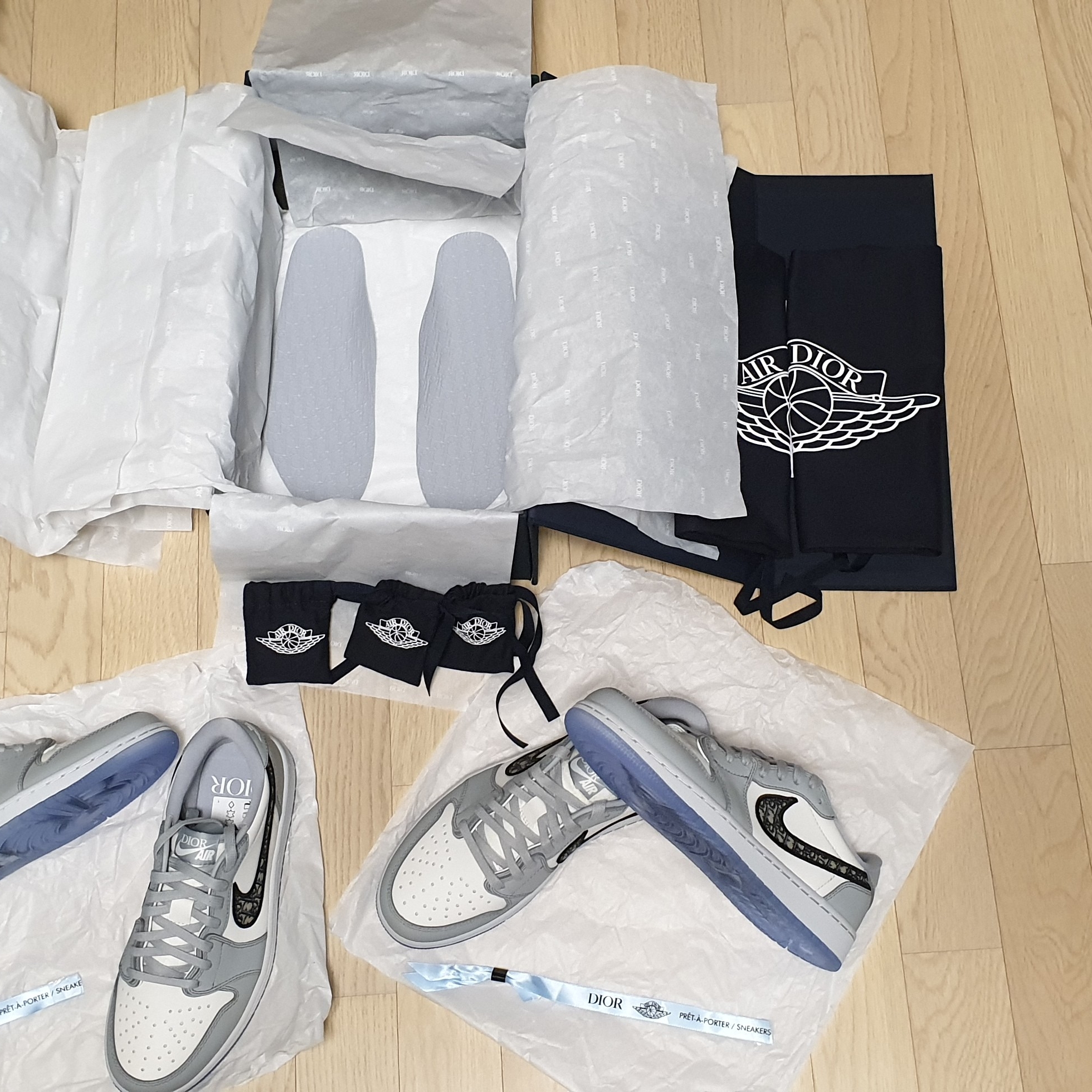 Jordan 1 x Dior Low OG 착용 스타일 - 2