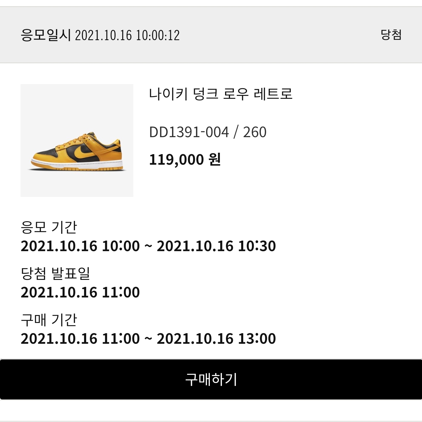 Nike Dunk Low Retro Championship Goldenrod 착용 스타일