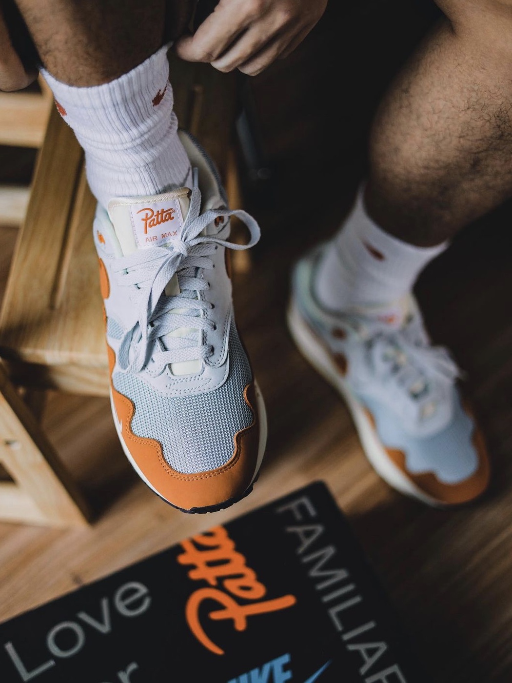 Nike x Patta Air Max 1 Monarch 착용 스타일 - 3
