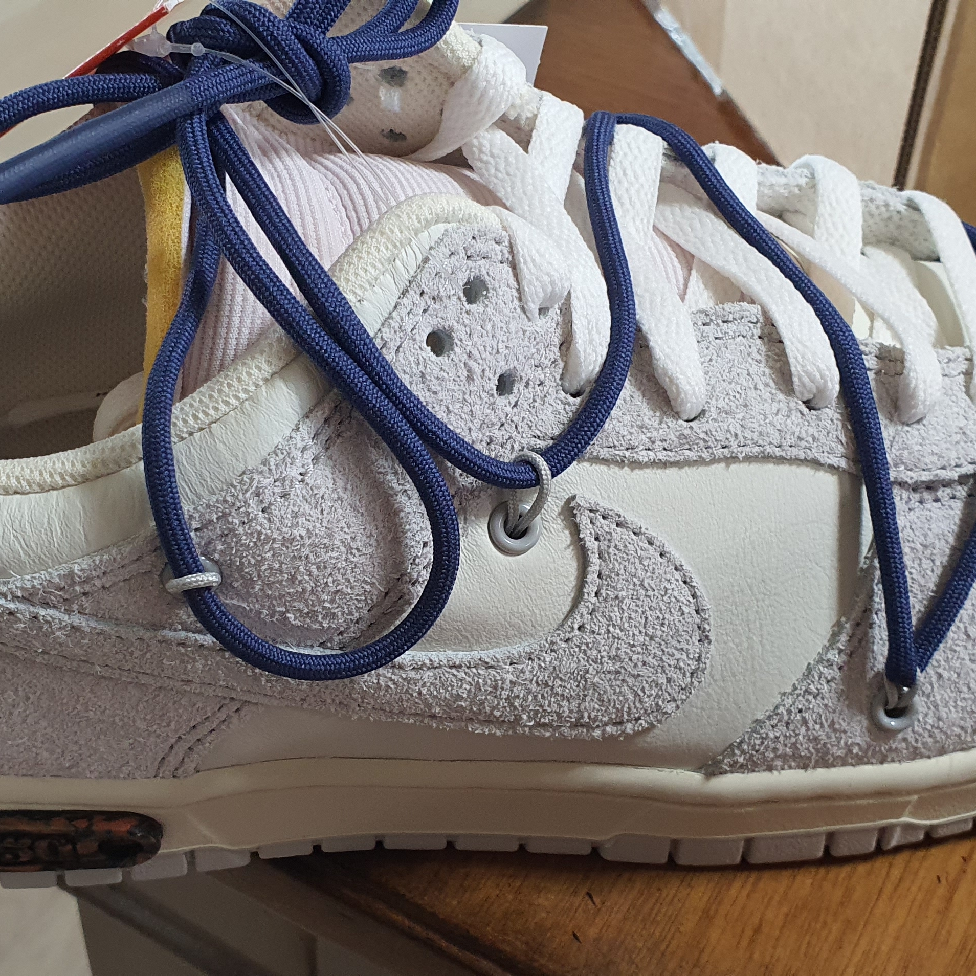 Nike x Off-White Dunk Low The 50 - Lot 18 착용 스타일 - 3