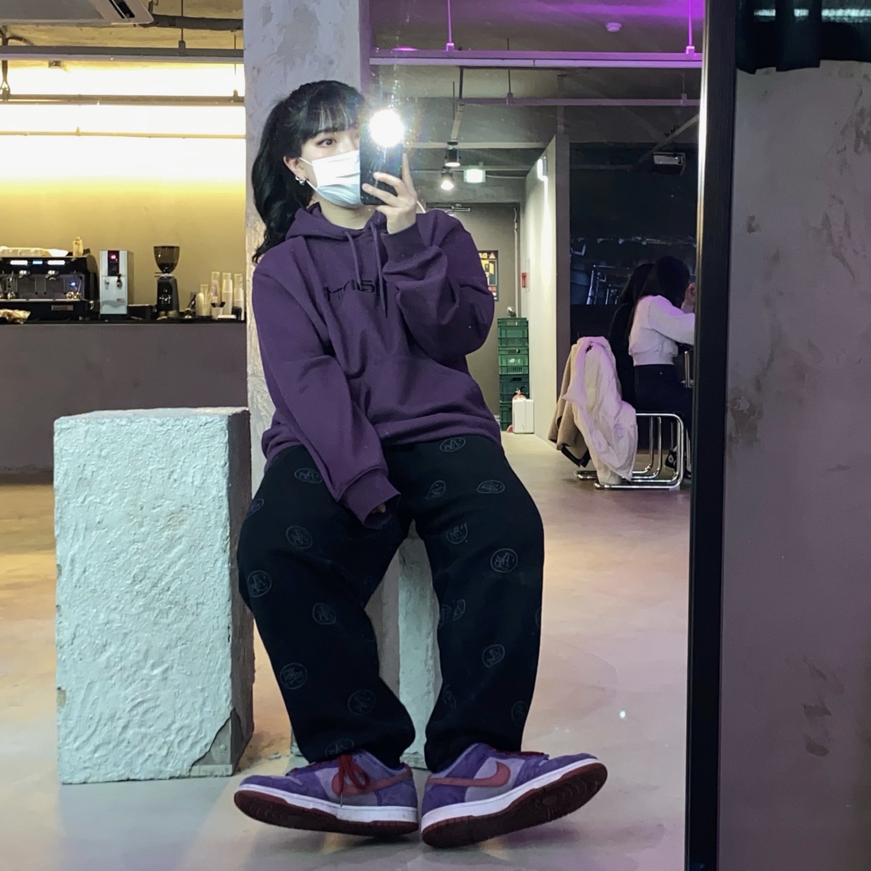 Nike Dunk Low SP Plum 2020 착용 스타일