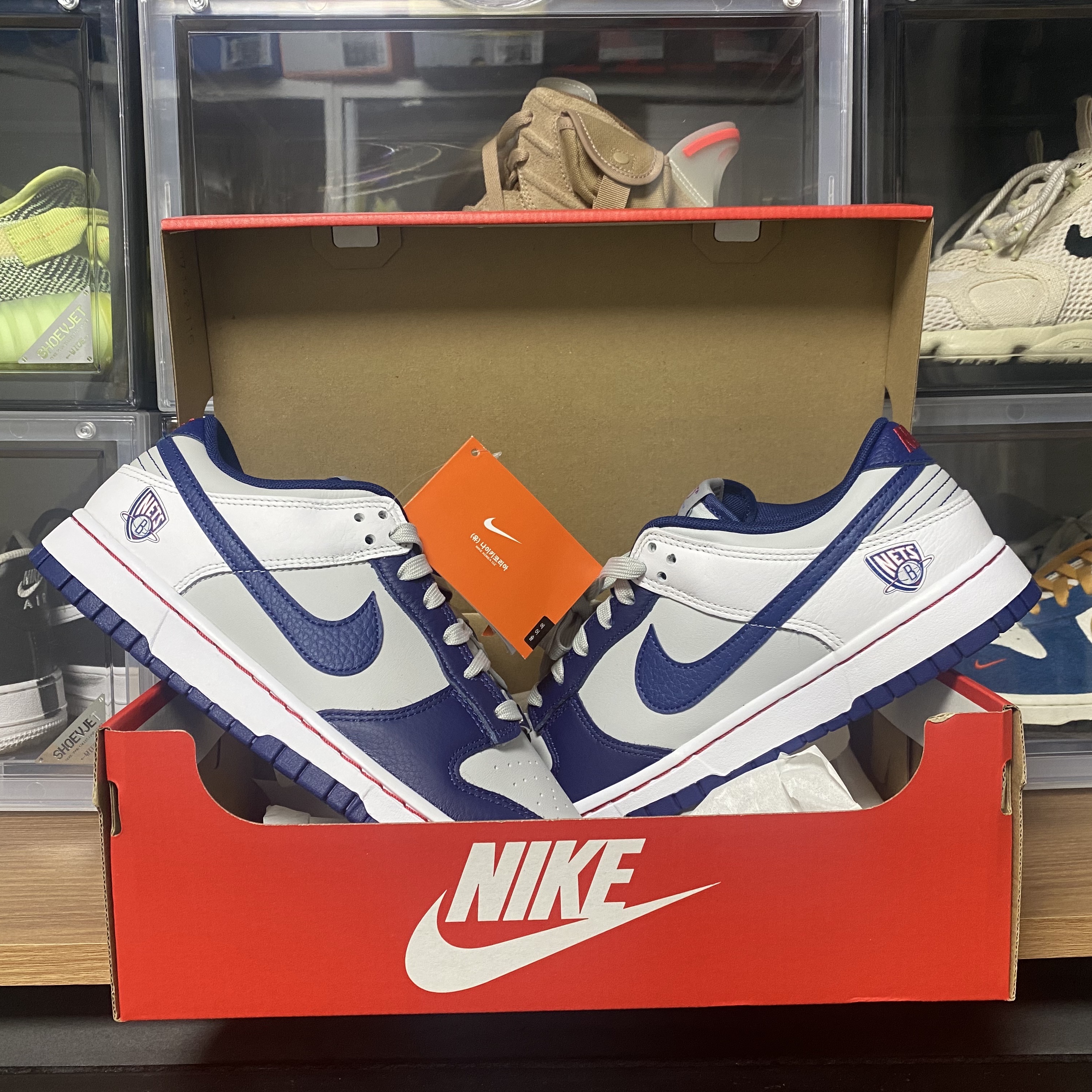 Nike x Travis Scott Air Max 270 React Cactus Trails, Nike x NBA Dunk Low Retro EMB Nets 착용 스타일 - 2