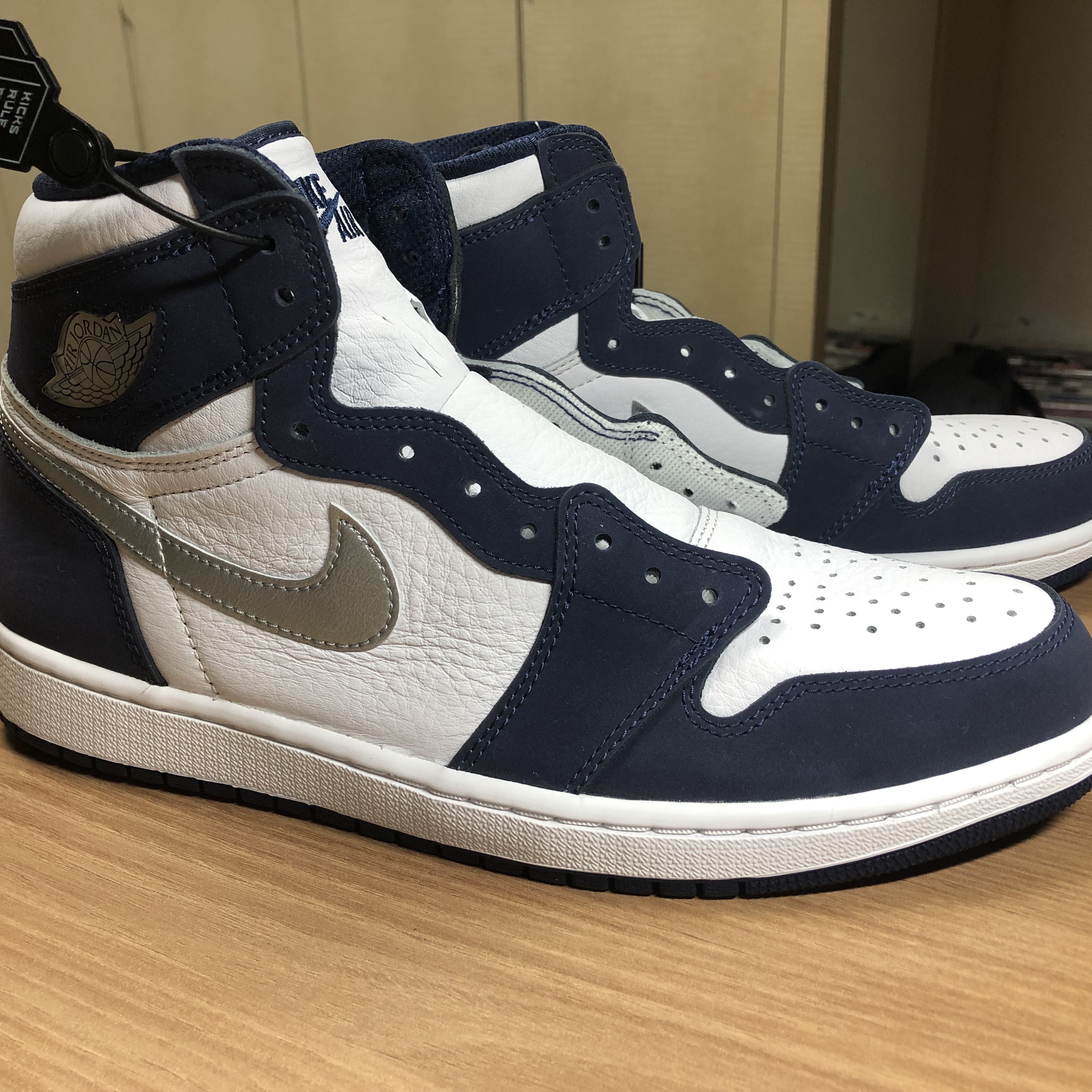 Jordan 1 Retro High OG CO.JP Midnight Navy 착용 스타일