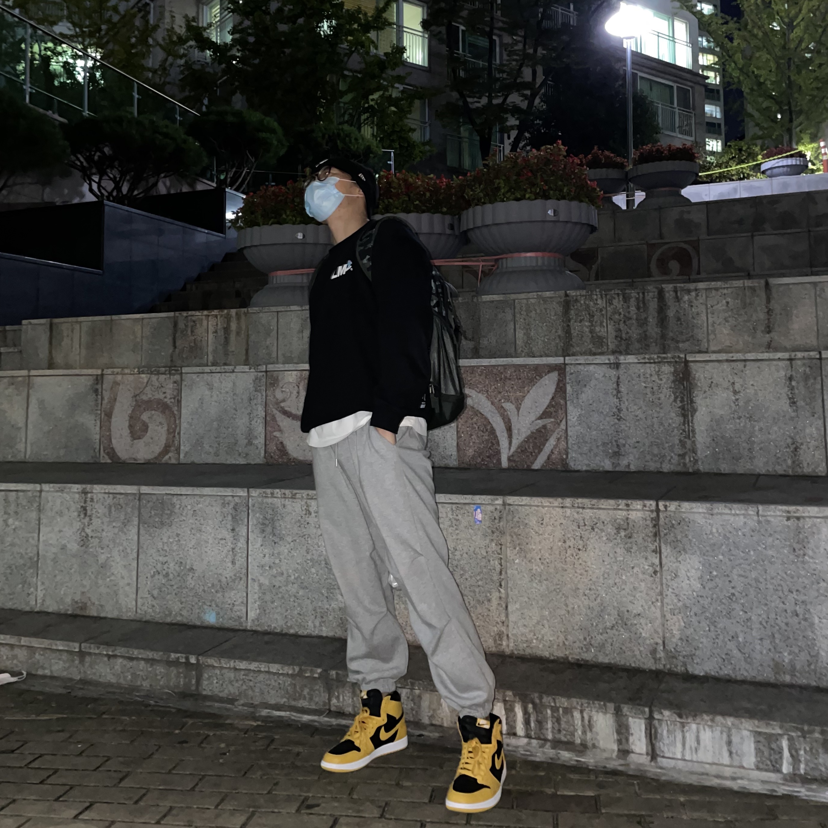 Jordan 1 Retro High OG Pollen, (GS) Jordan 1 Retro High OG Pollen 착용 스타일