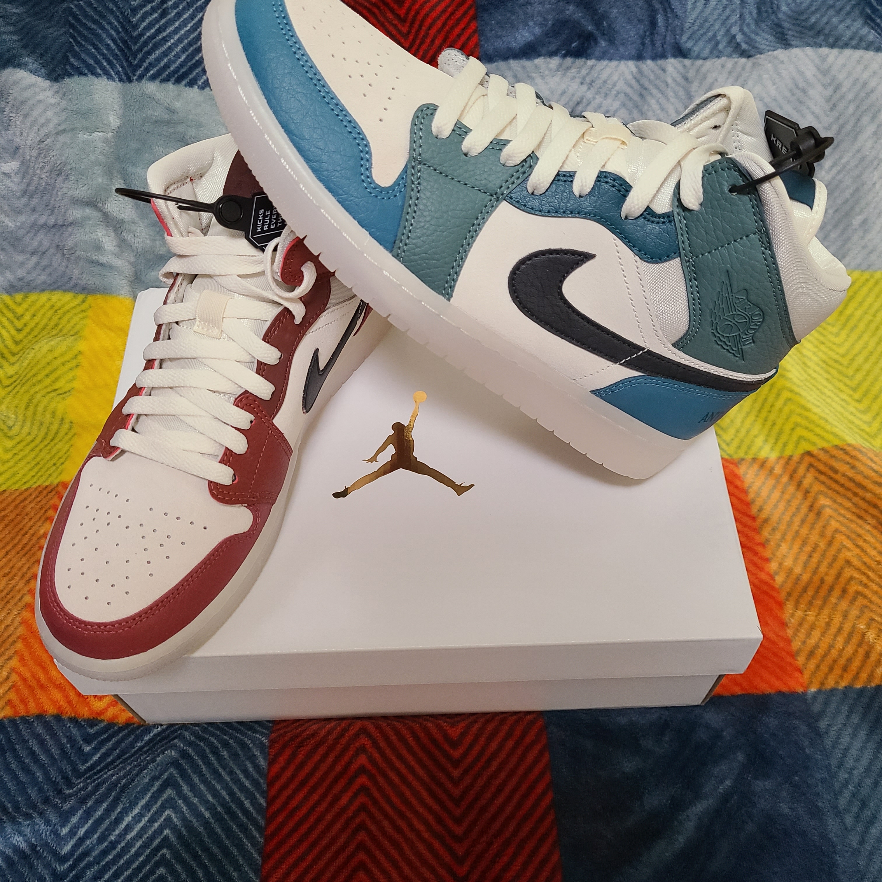 (W) Jordan 1 Mid Anti Gravity Machines 착용 스타일 - 2