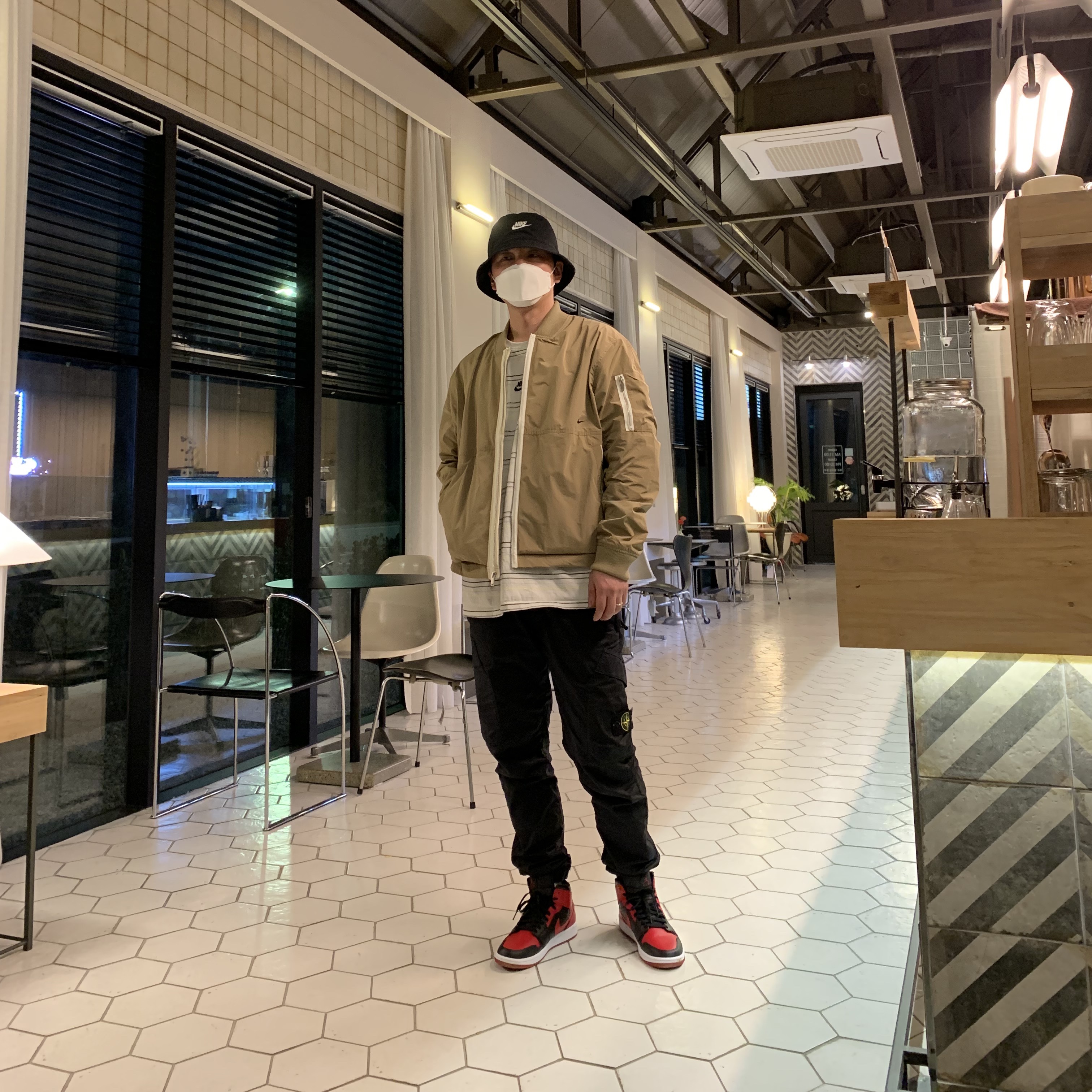Jordan 1 Mid Bred Banned 2020 착용 스타일