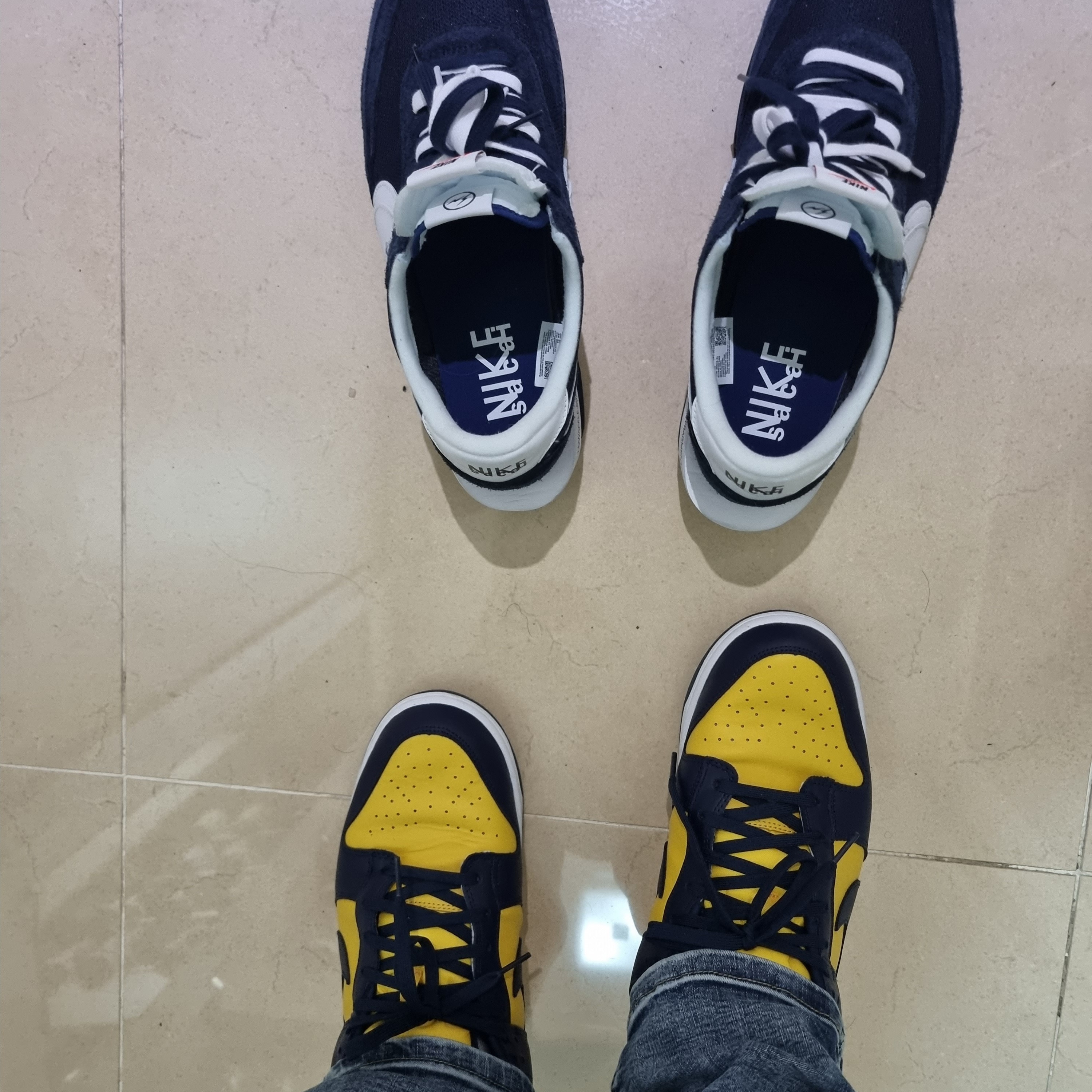 Nike Dunk Low Retro Varsity Maize 착용 스타일 - 2