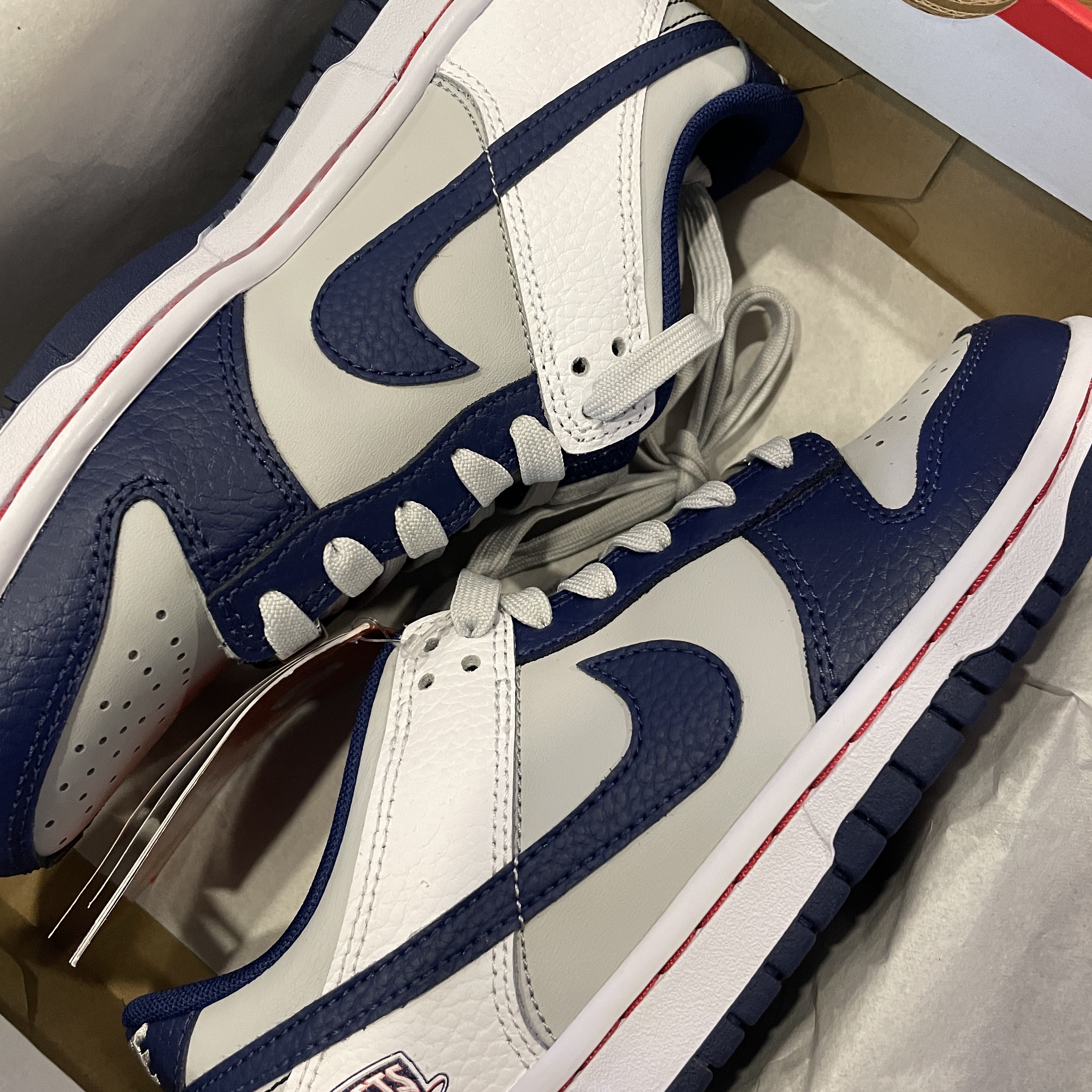Nike x NBA Dunk Low Retro EMB Nets 착용 스타일