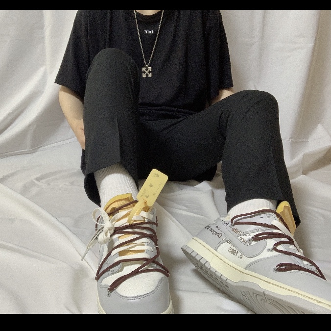 Nike x Off-White Dunk Low The 50 - Lot 46 착용 스타일