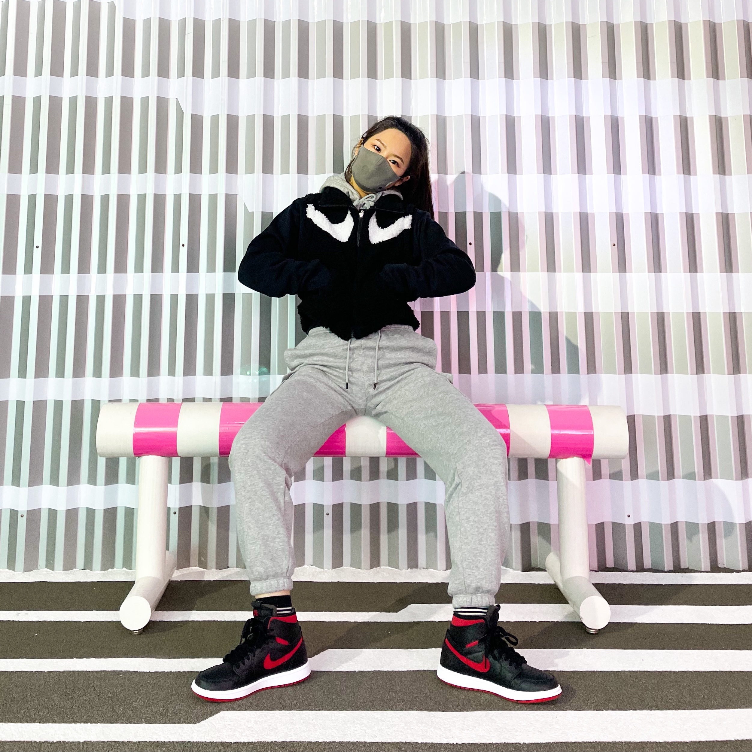 (W) Jordan 1 Zoom Air CMFT Bred 착용 스타일