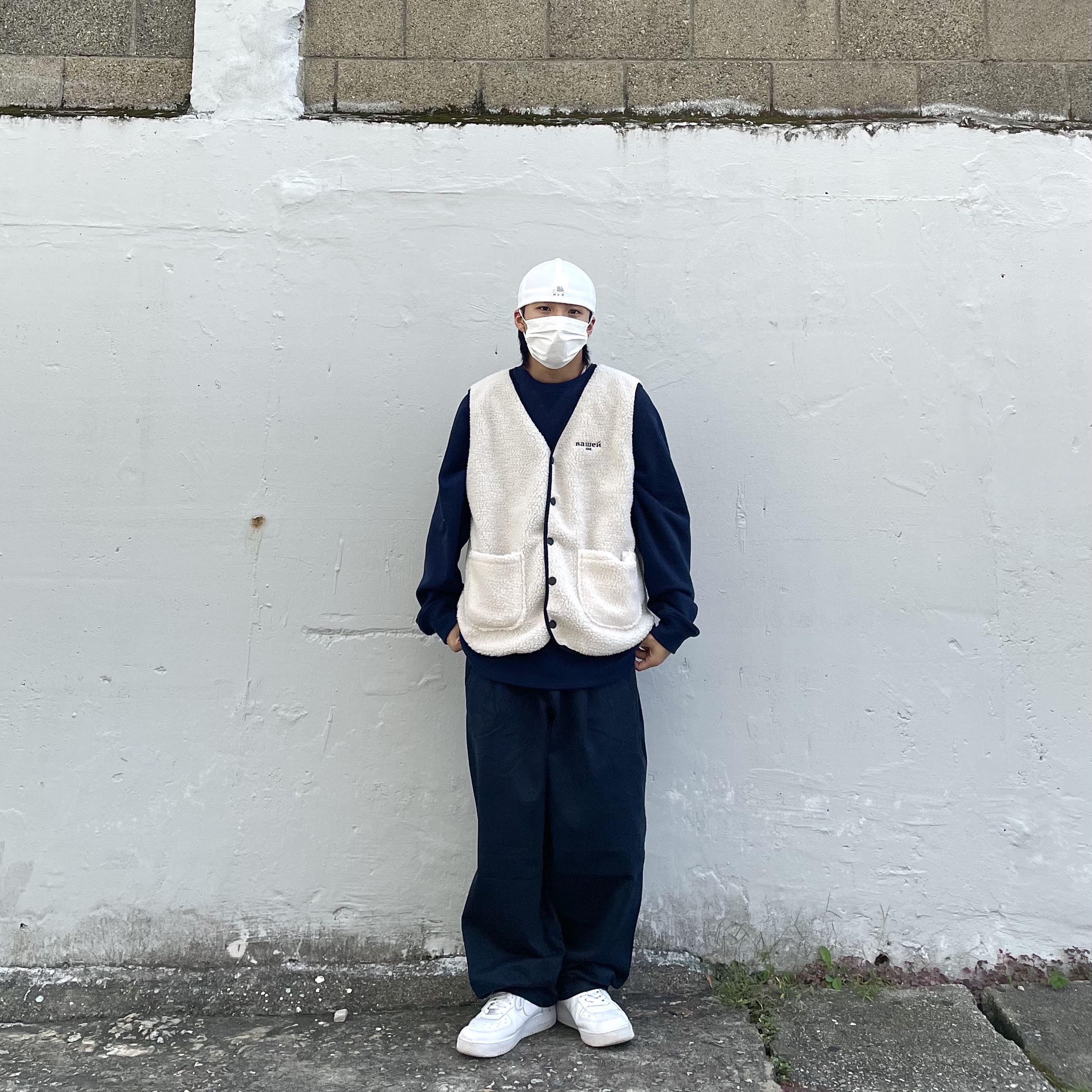 Nike Air Force 1 '07 Low White 착용 스타일 - 2