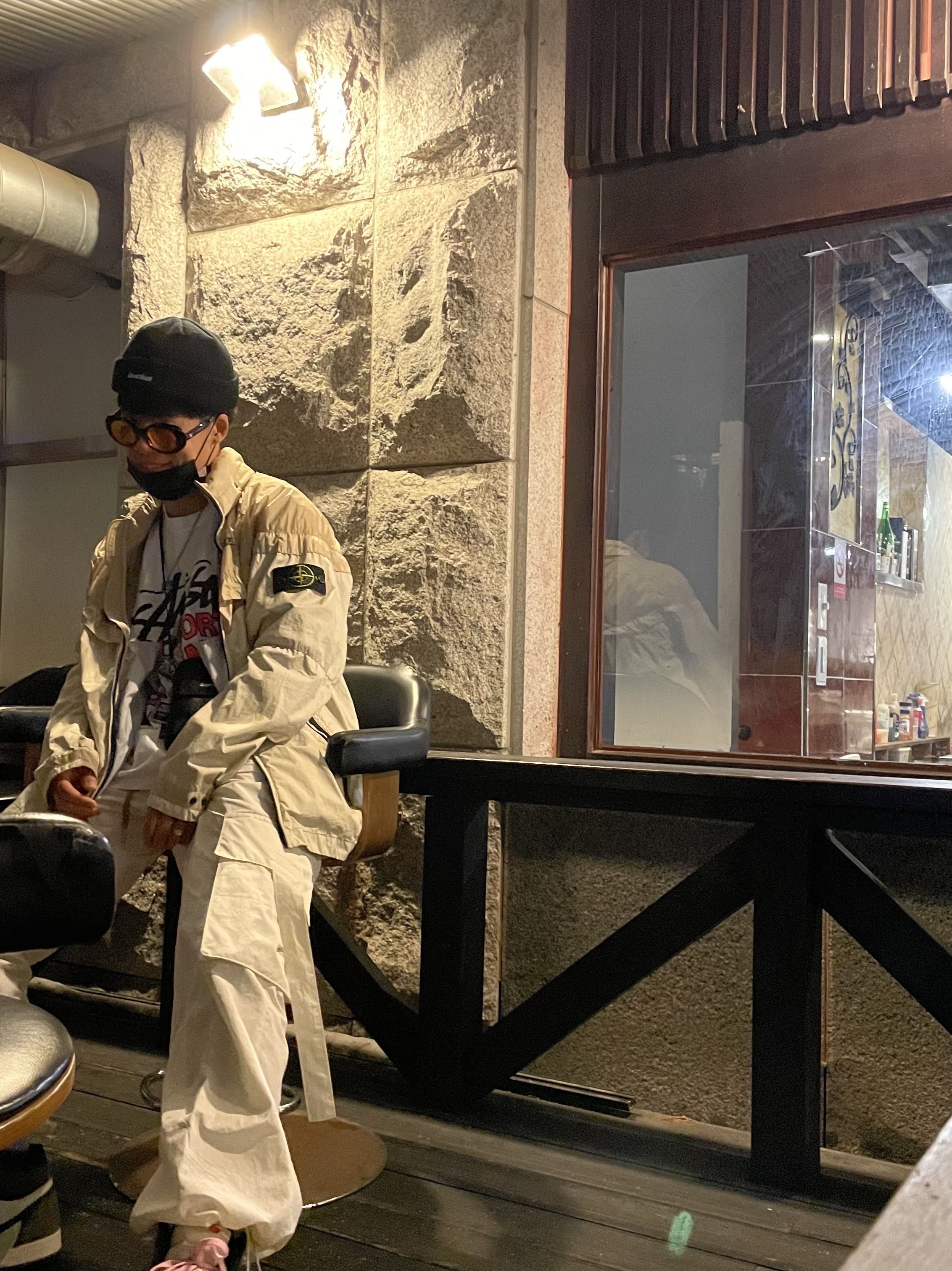Stussy x Off-White 40 WT T-Shirt, Supreme Utility Pouch Black - 19SS 착용 스타일 - 1