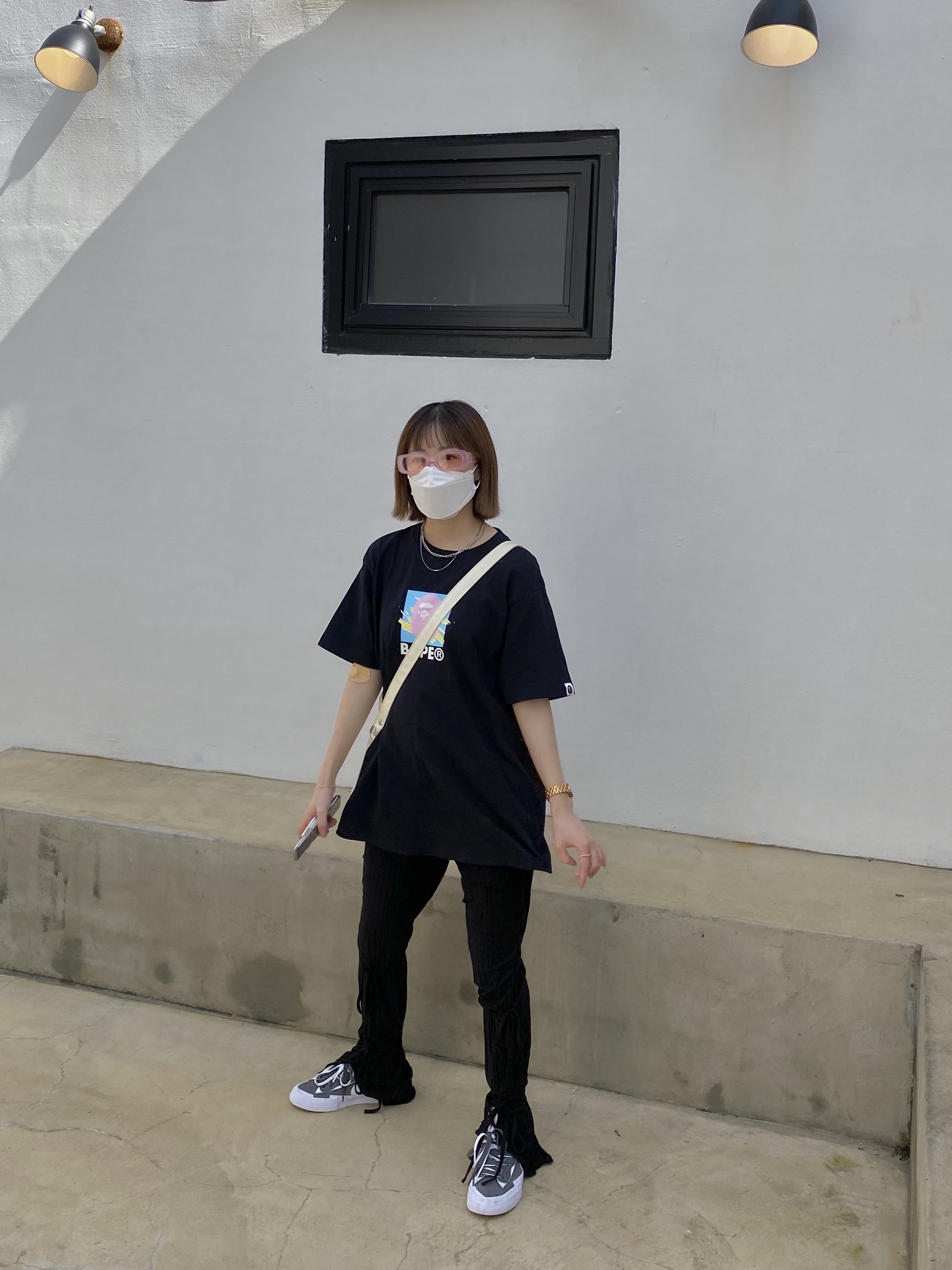 Nike x Sacai Blazer Low Iron Grey 착용 스타일 - 4