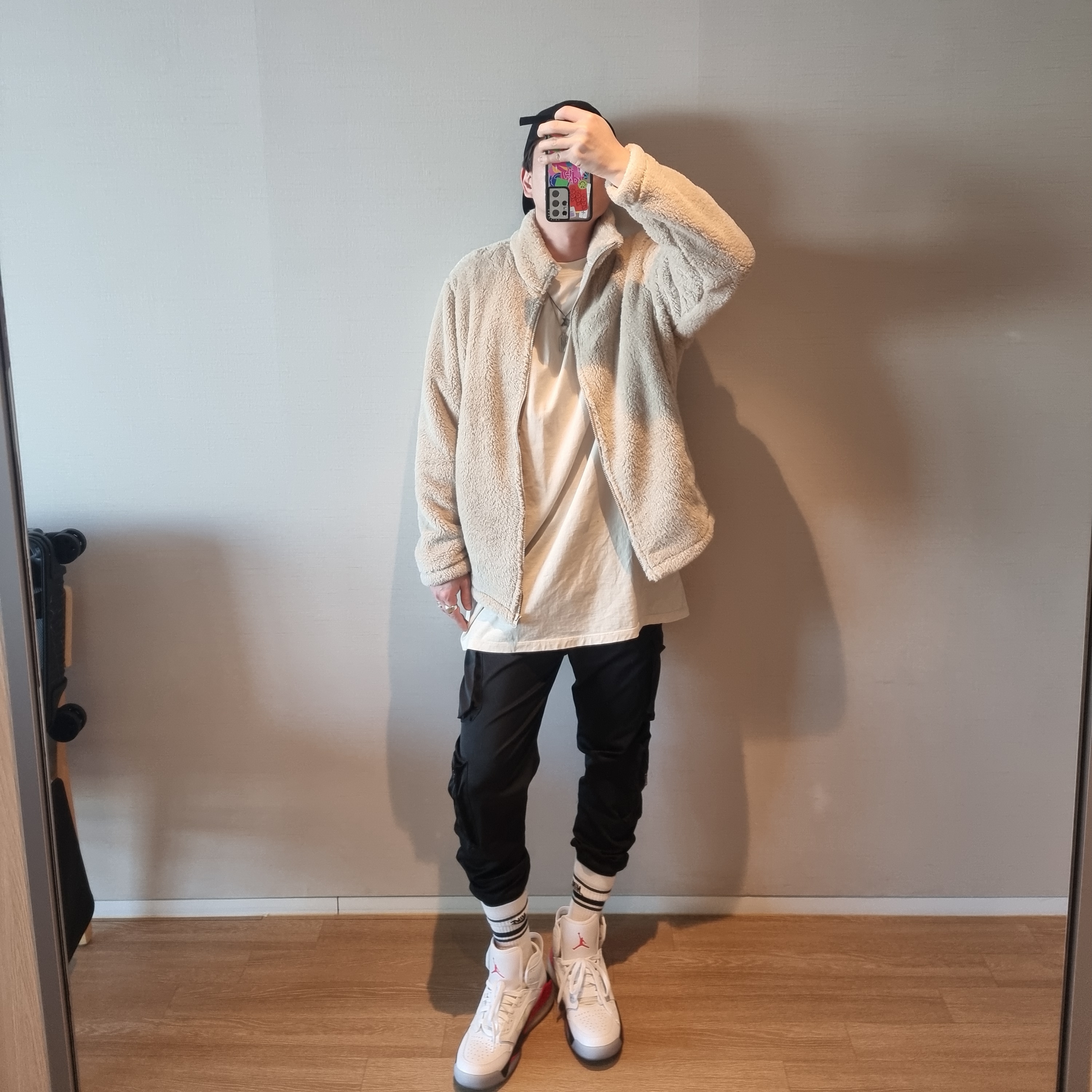 Jordan Mars 270 Fire Red 착용 스타일 - 1