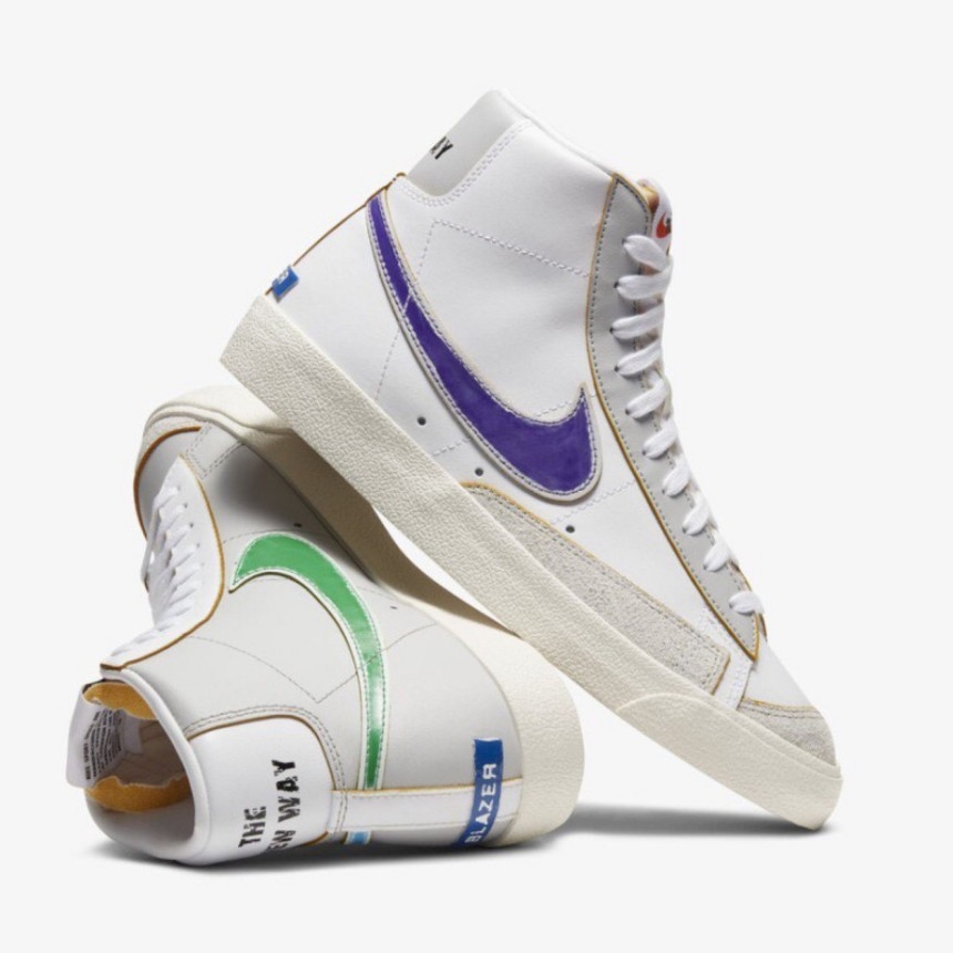 (W) Nike Blazer Mid '77 BRS White 착용 스타일