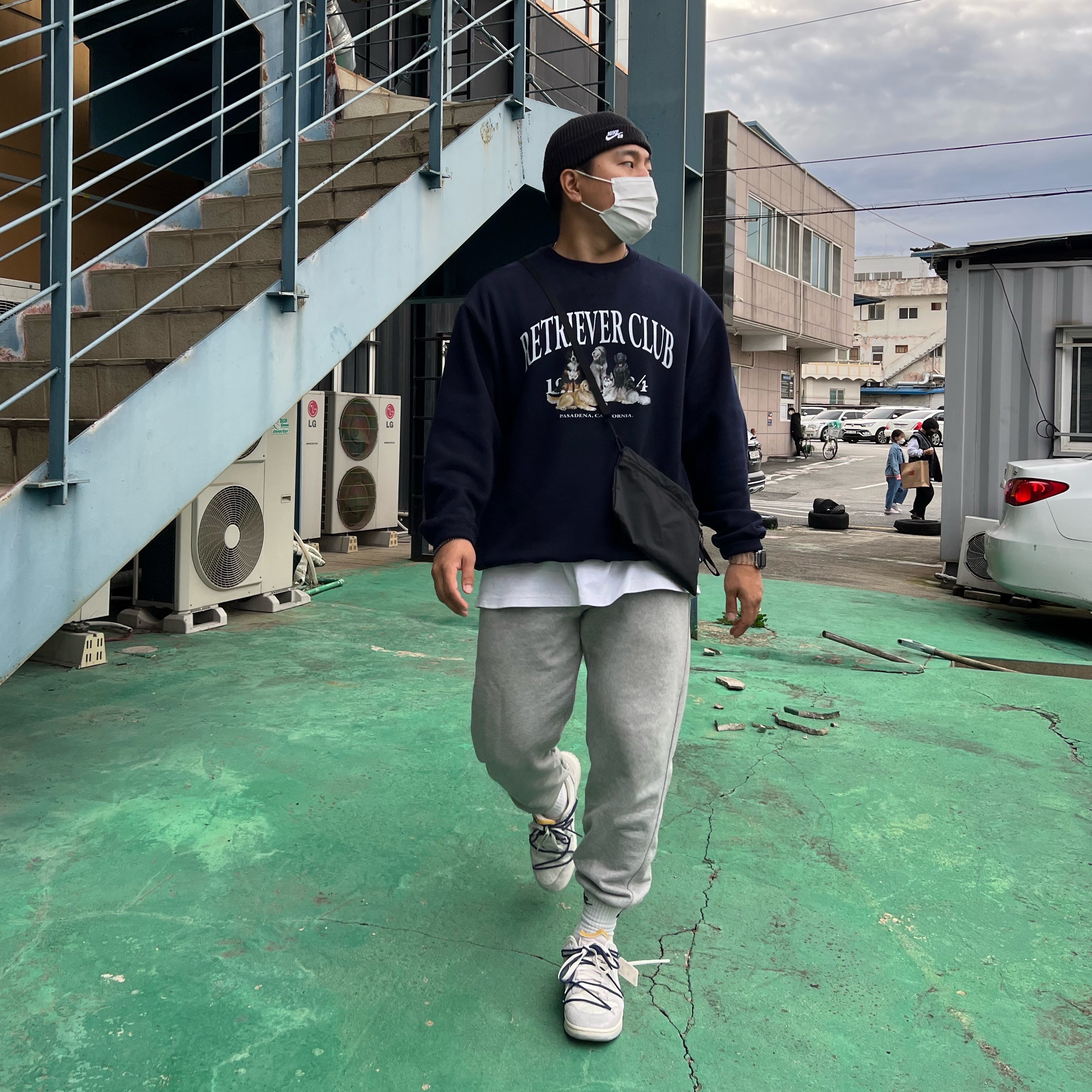 Nike x Off-White Dunk Low The 50 - Lot 18 착용 스타일