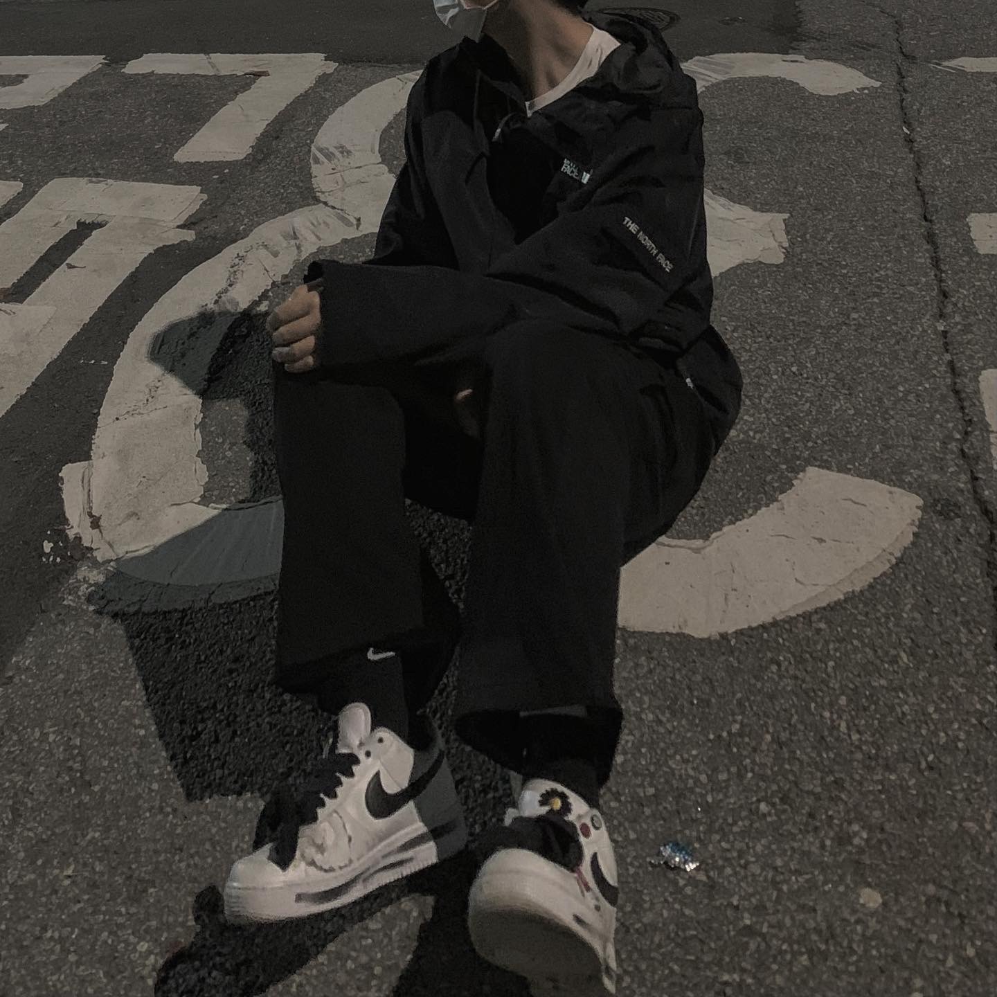 Nike x Peaceminusone Air Force 1 Low Para-Noise 2.0 착용 스타일