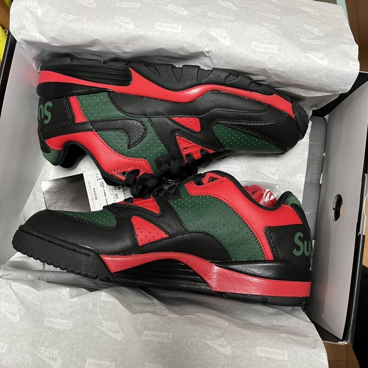Nike x Supreme Air Cross Trainer 3 Low Black 착용 스타일