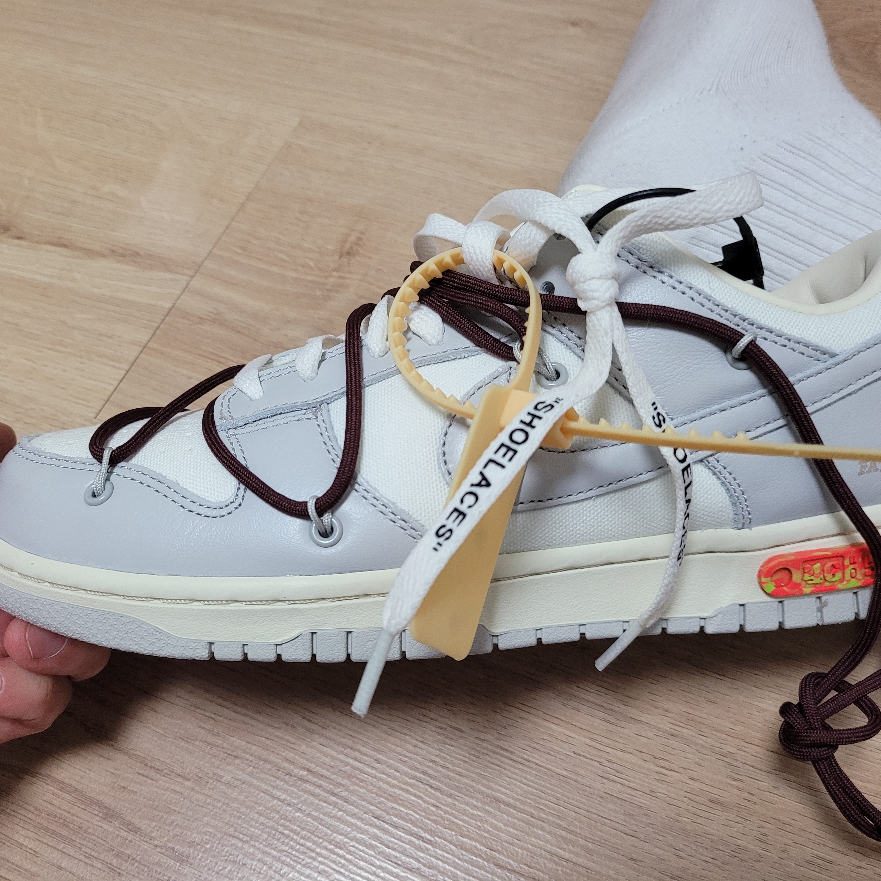 Nike x Off-White Dunk Low The 50 - Lot 46 착용 스타일