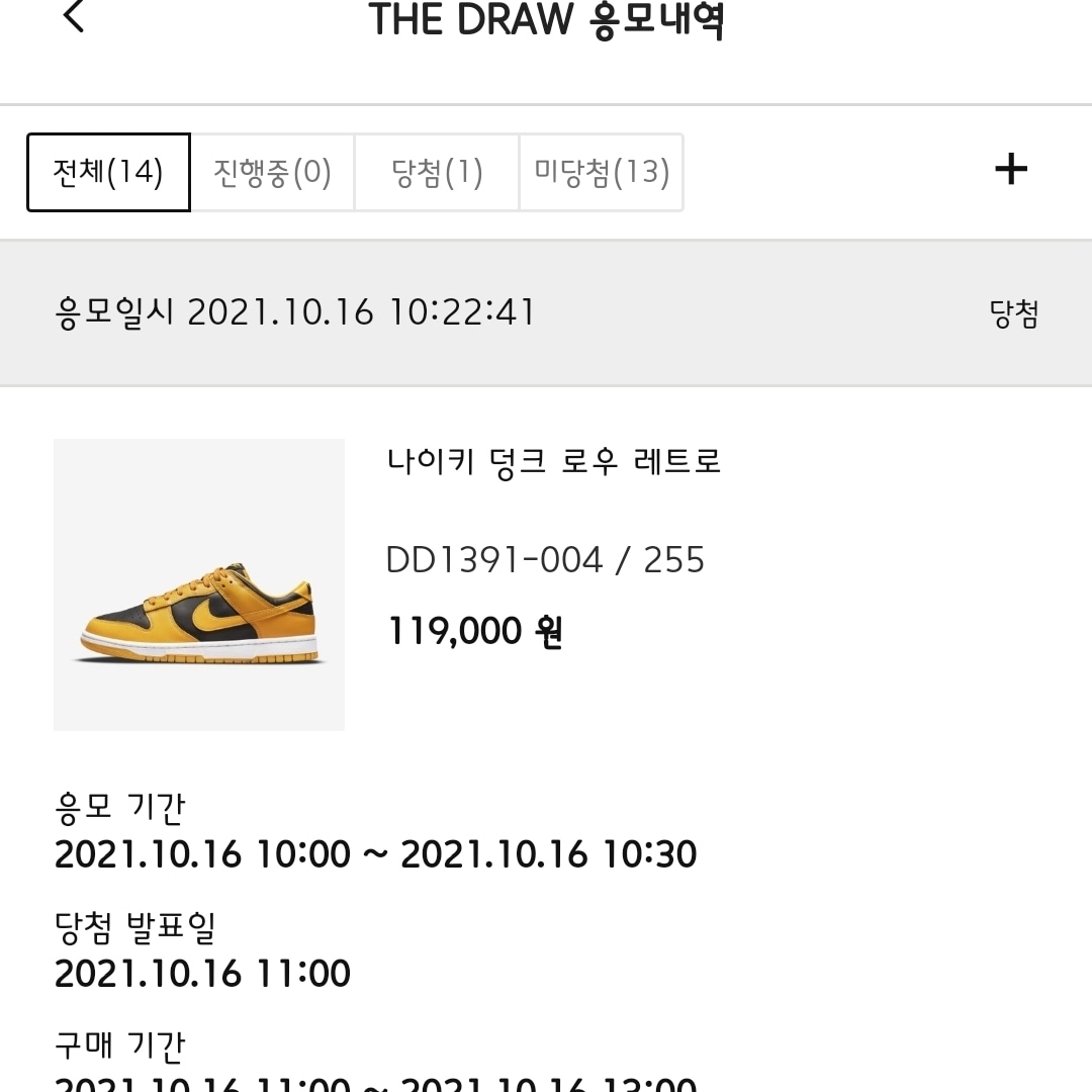 Nike Dunk Low Retro Championship Goldenrod 착용 스타일 - 1