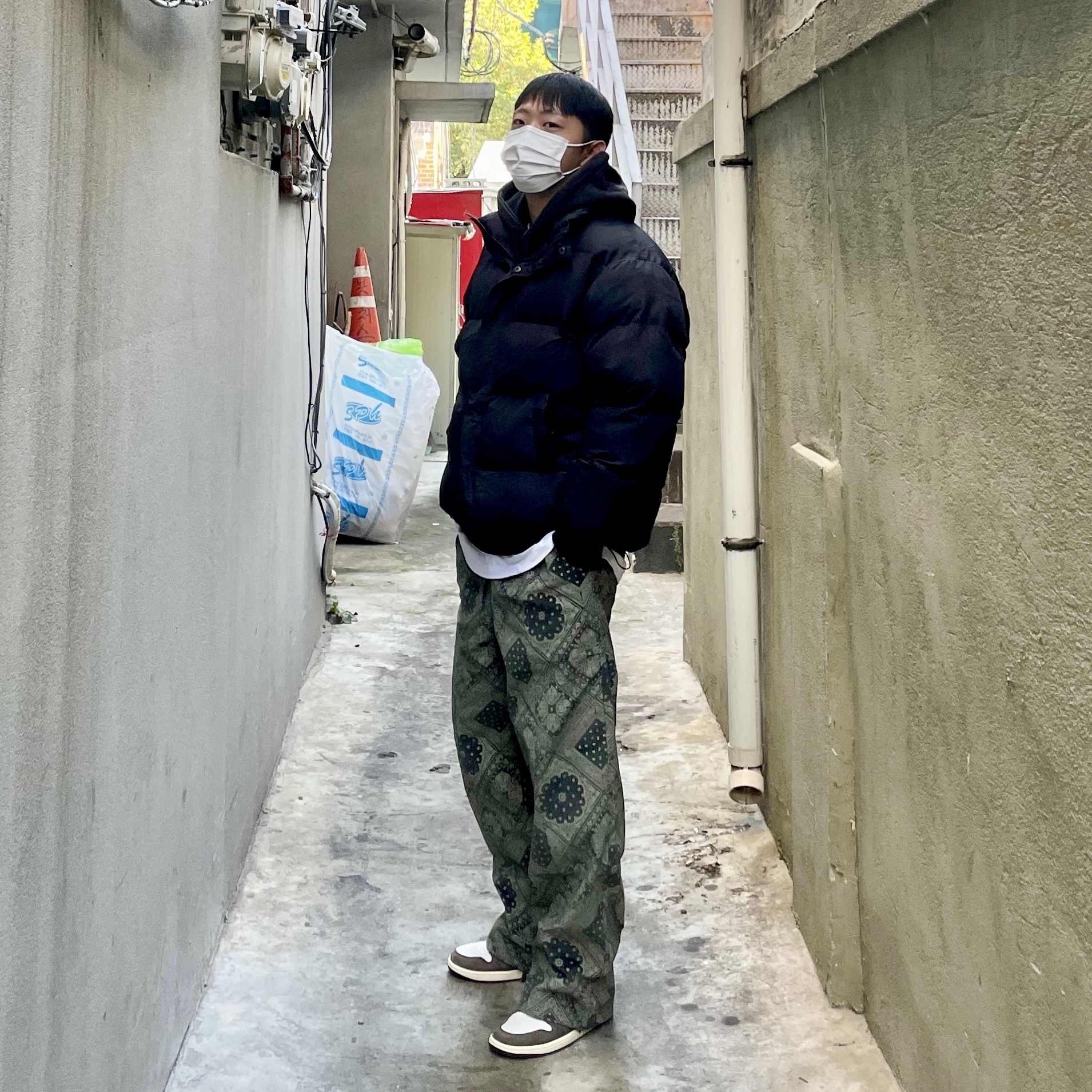 Jordan 1 x Travis Scott Retro High OG SP Mocha 착용 스타일
