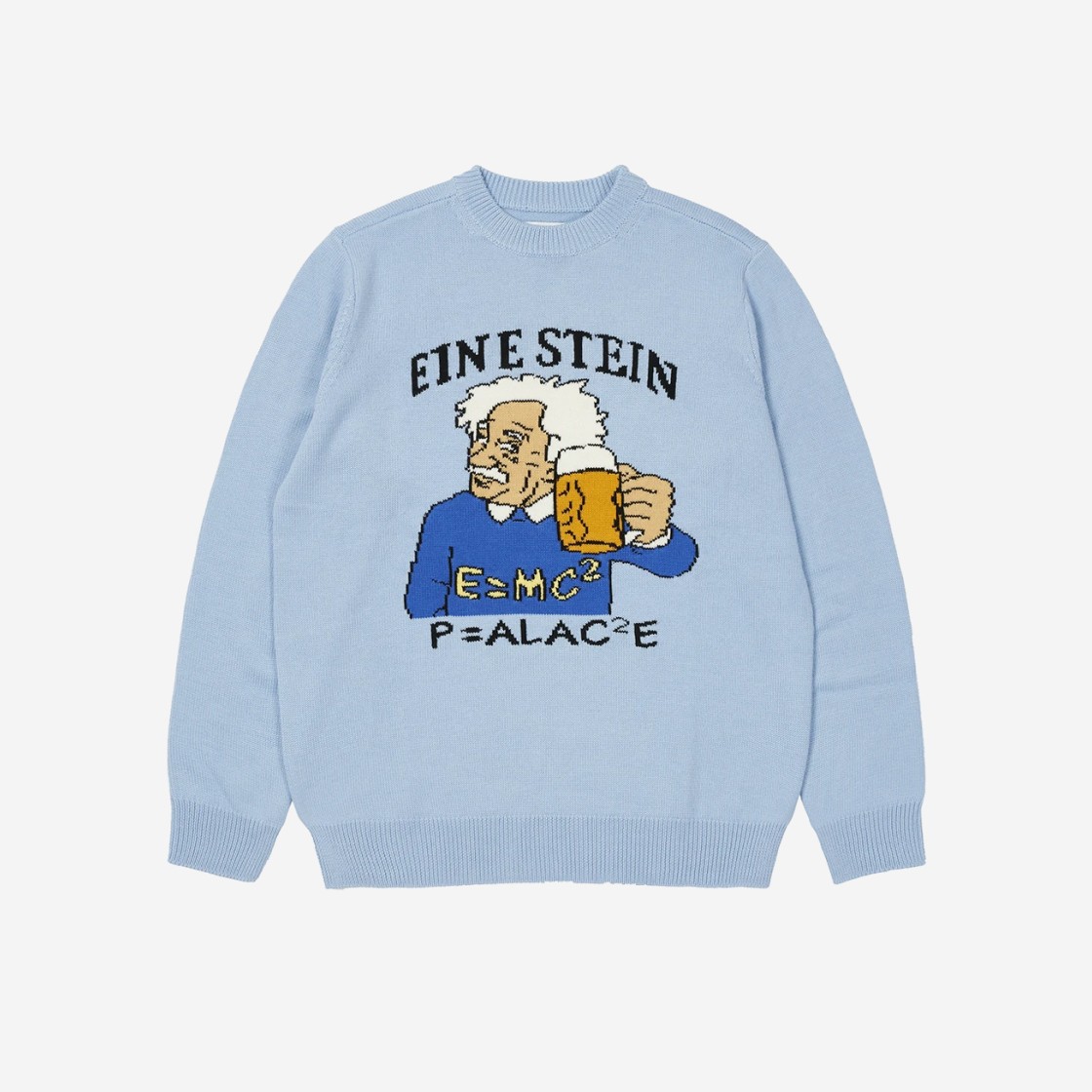 Palace Eine Stein Knit Baby Blue - 21FW 상세 이미지 1