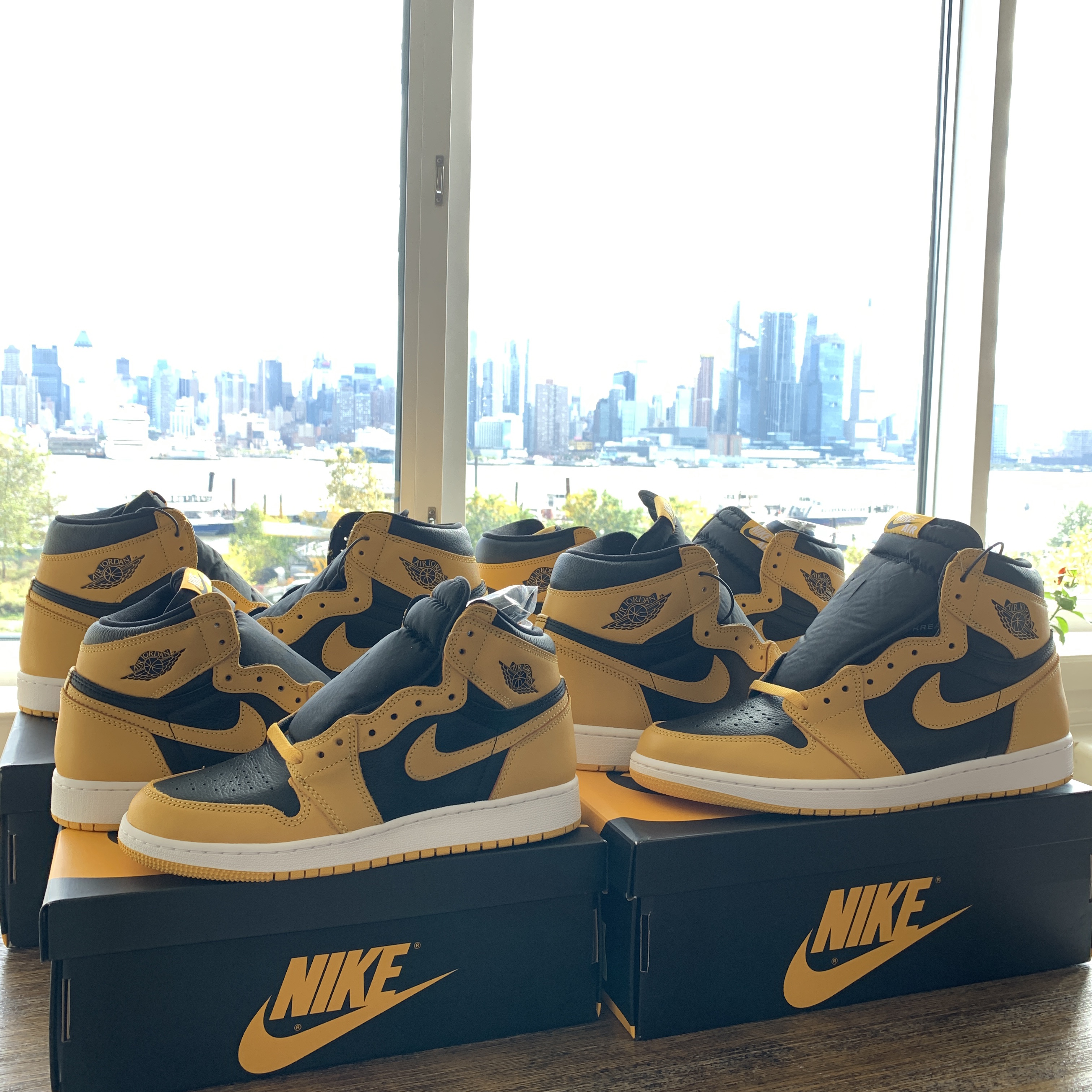 Jordan 1 Retro High OG Pollen, (GS) Jordan 1 Retro High OG Pollen 착용 스타일