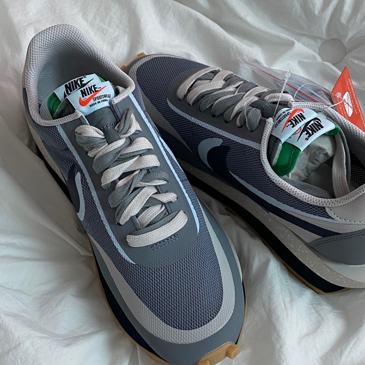 Nike x Sacai x Clot LDWaffle Cool Grey 착용 스타일