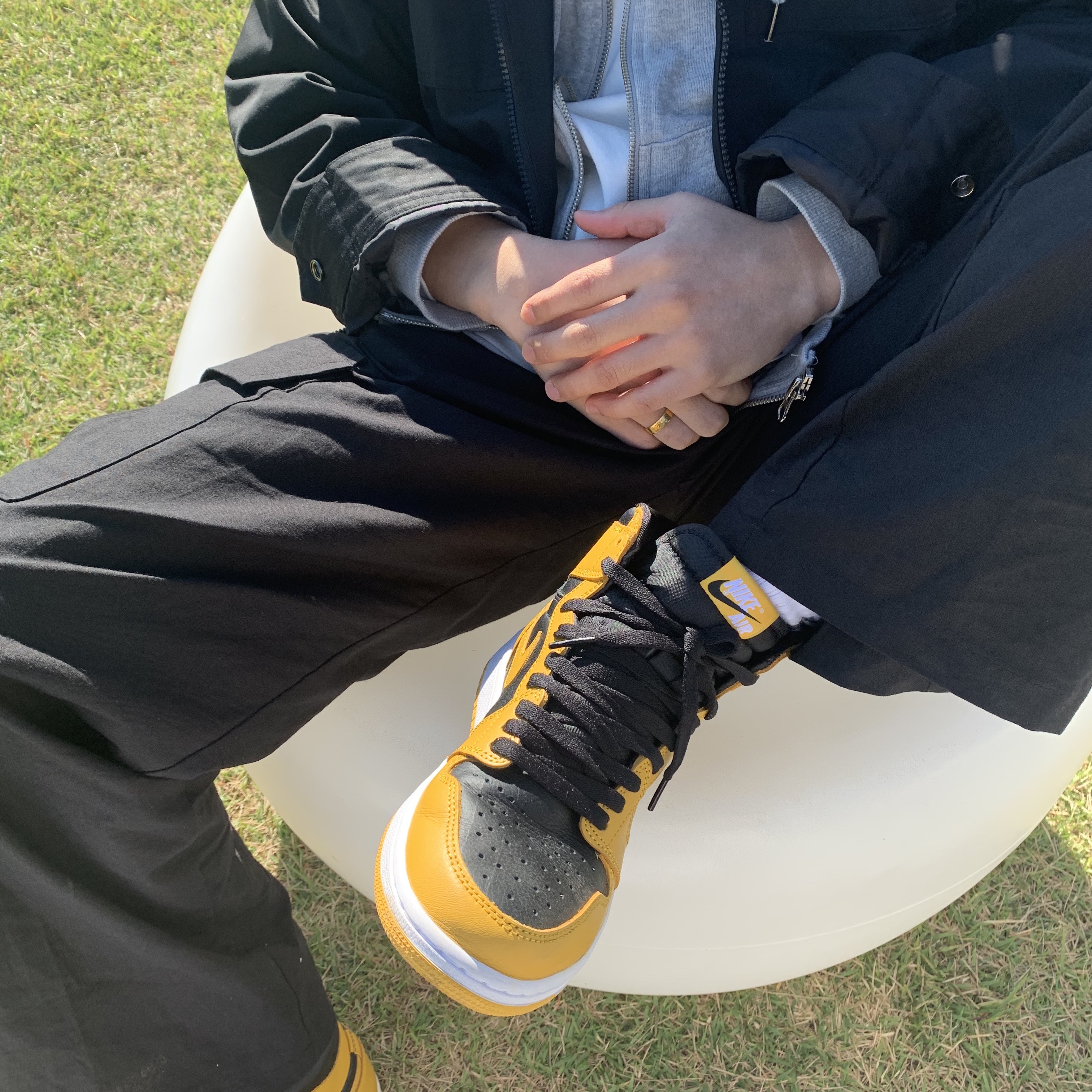 Jordan 1 Retro High OG Pollen 착용 스타일 - 2