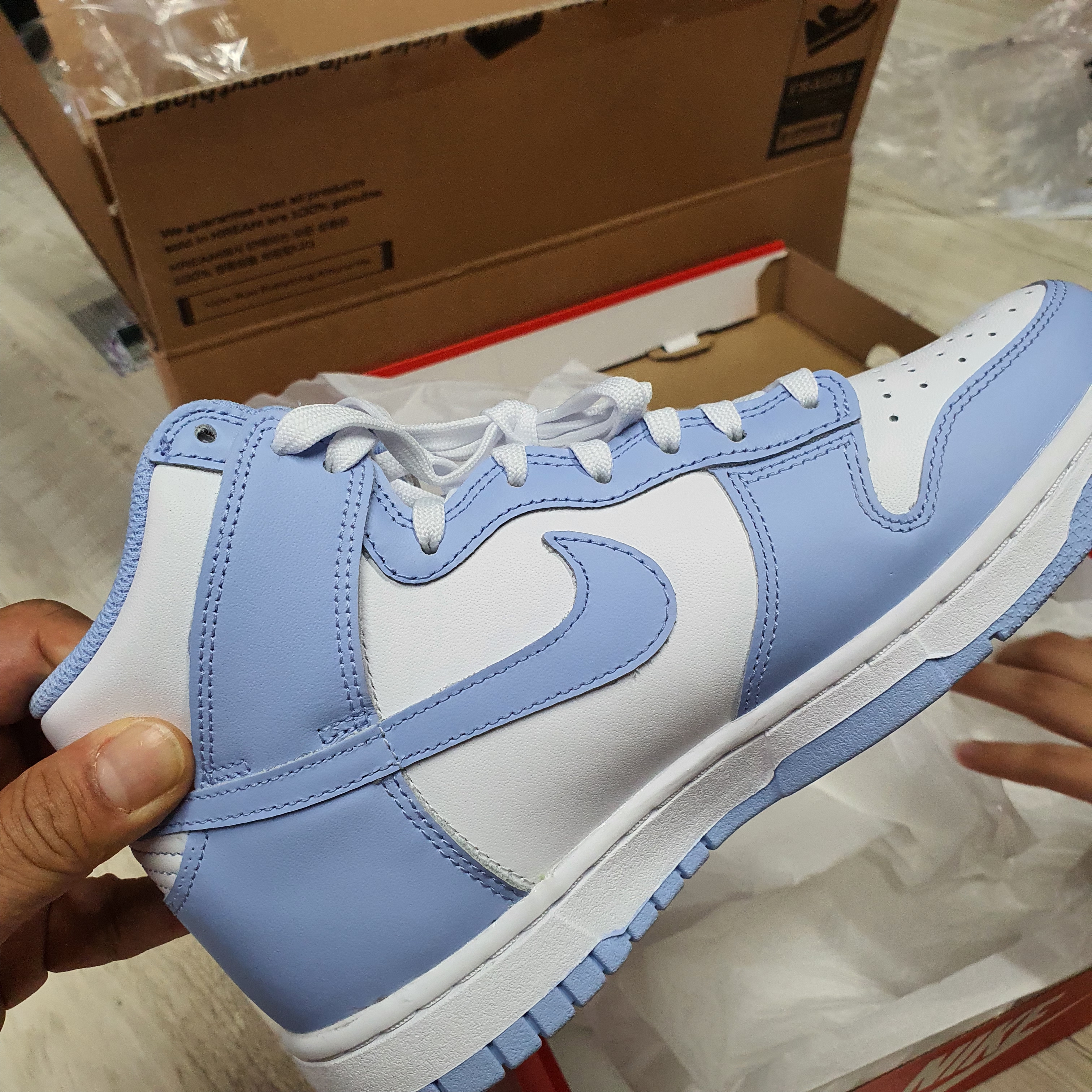 (W) Nike Dunk High Aluminum 착용 스타일 - 3