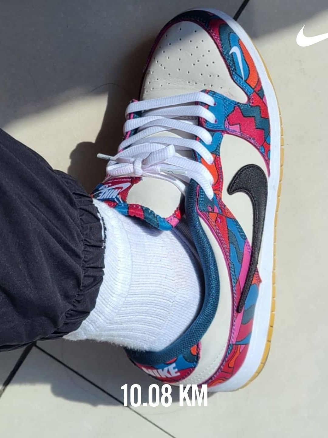 Nike x Off-White Dunk Low The 50 - Lot 18, Nike x Off-White NRG Short Sleeve T-Shirt Black 착용 스타일 - 3