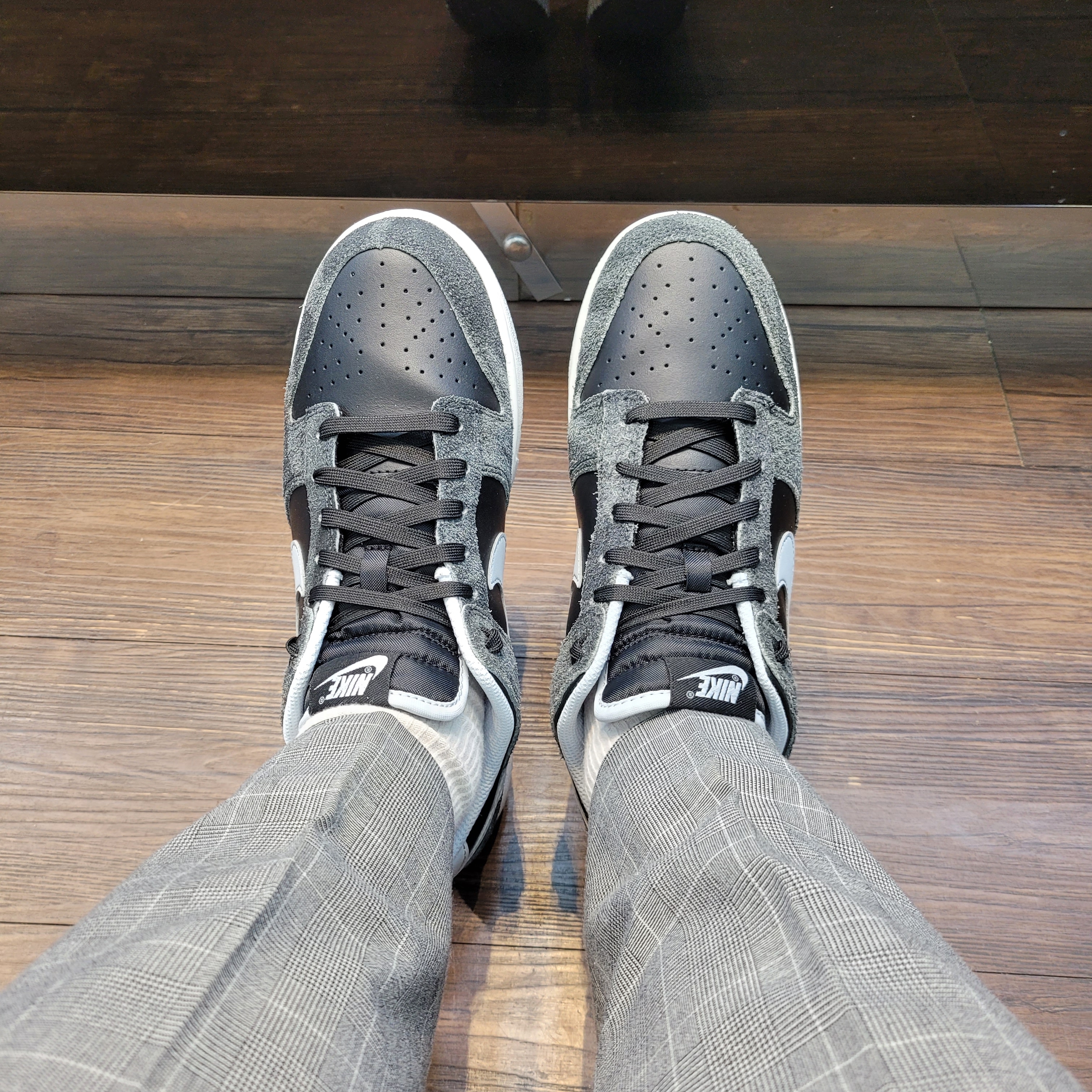 Nike Dunk Low Retro PRM Zebra 착용 스타일 - 3