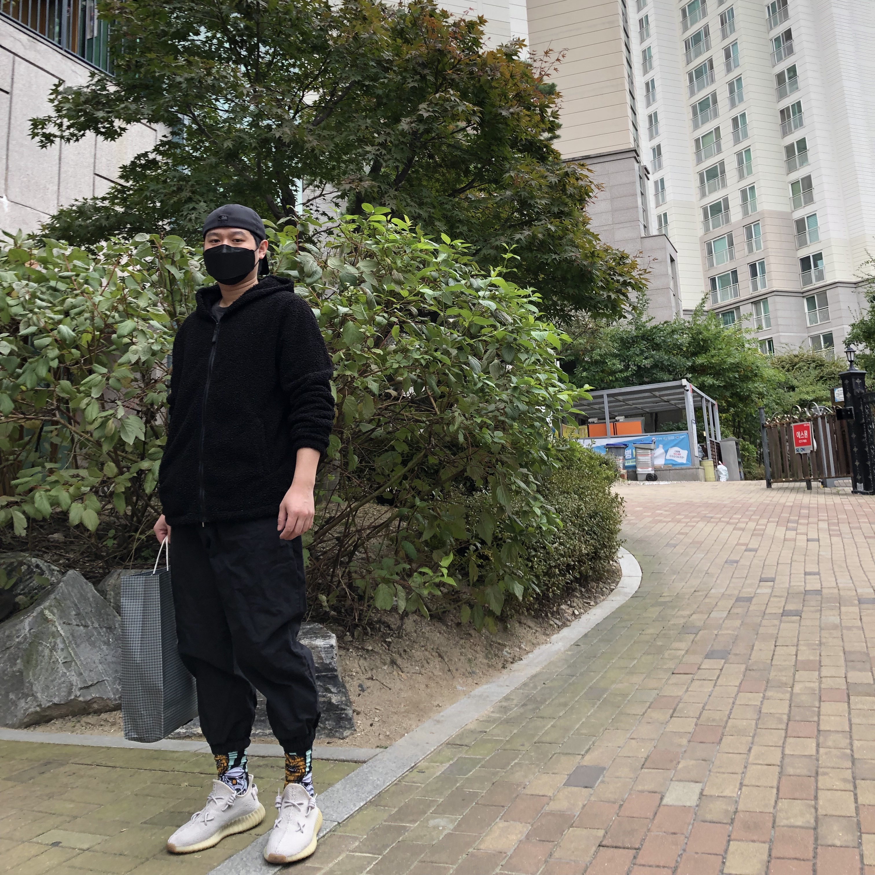Adidas Yeezy Boost 350 V2 Sesame 2018 착용 스타일