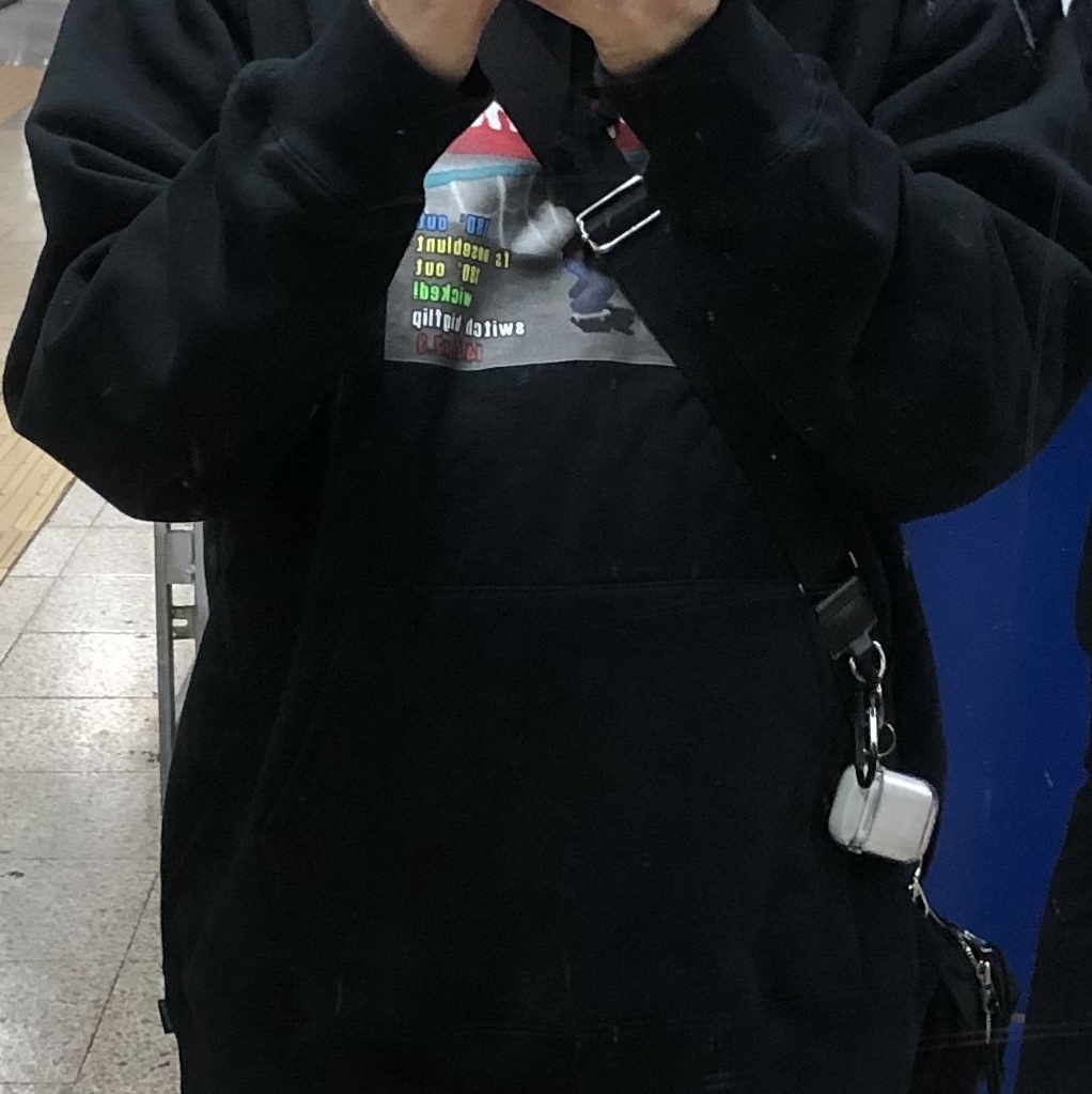 Supreme x Thrasher Hooded Sweatshirt Black - 21FW 착용 스타일