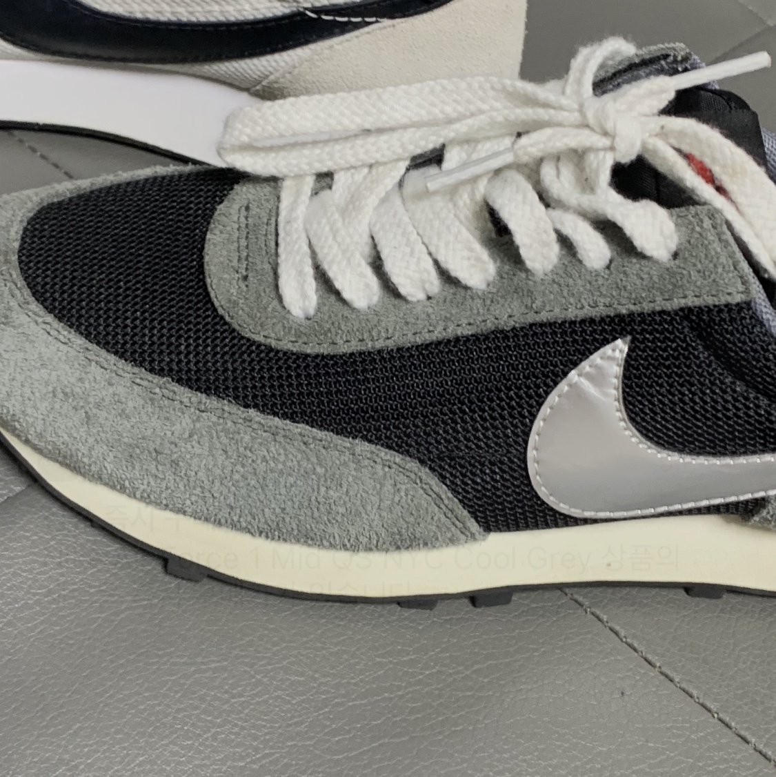 Nike Daybreak SP Black Metallic Silver 착용 스타일