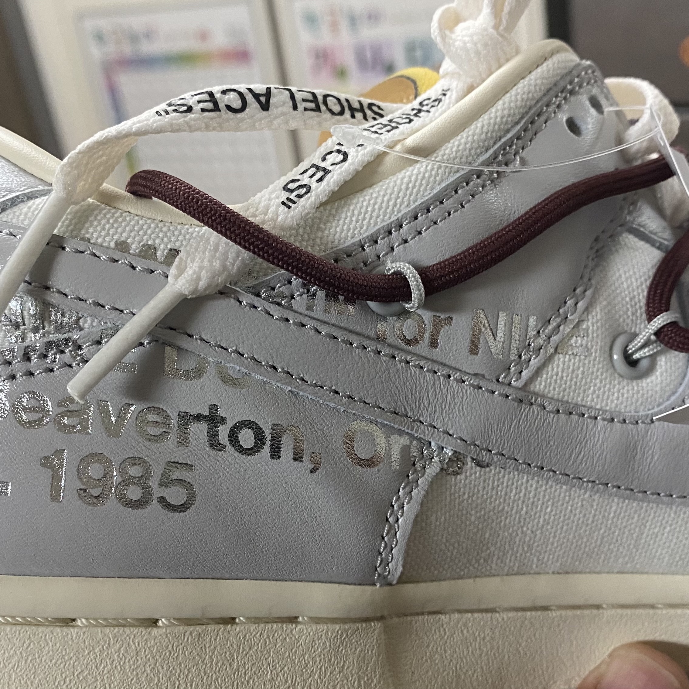 Nike x Off-White Dunk Low The 50 - Lot 46 착용 스타일 - 5