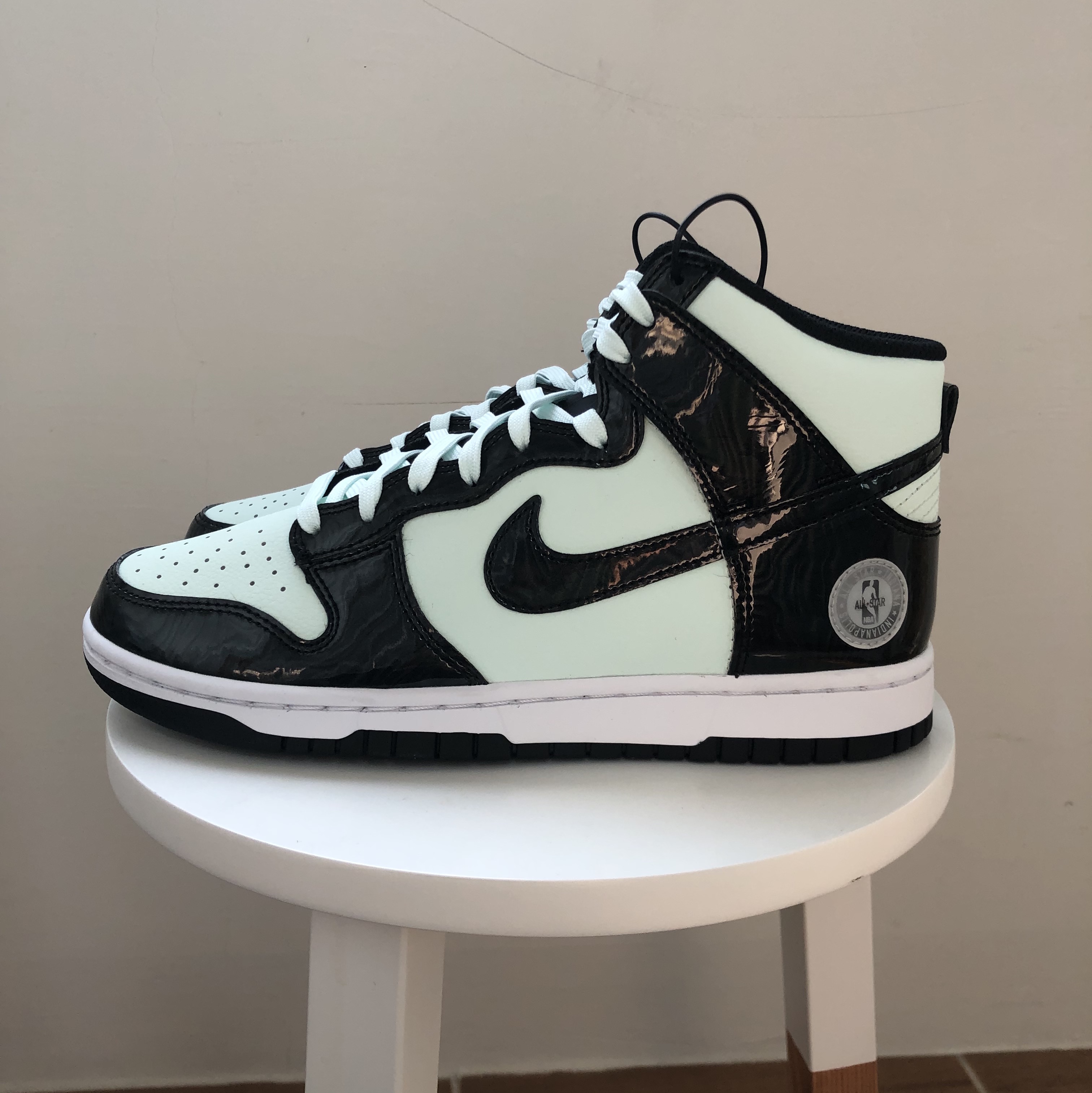 Nike Dunk High Barely Green, (GS) Nike Dunk High Barely Green 착용 스타일 - 2