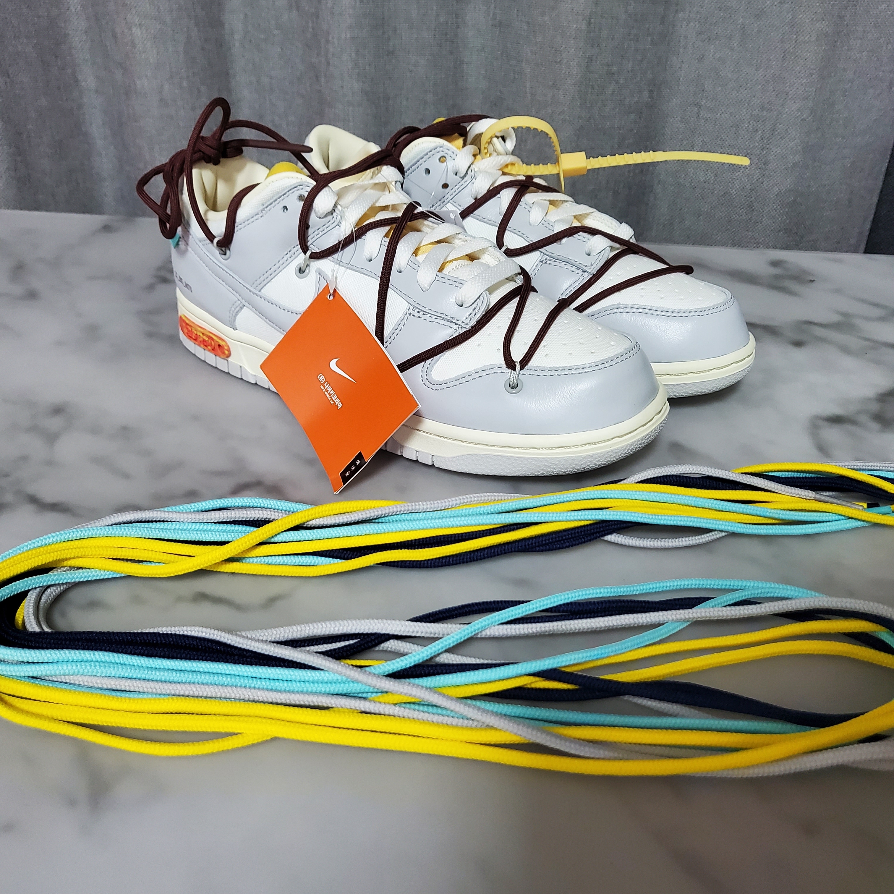 Nike x Off-White Dunk Low The 50 - Lot 46 착용 스타일 - 2