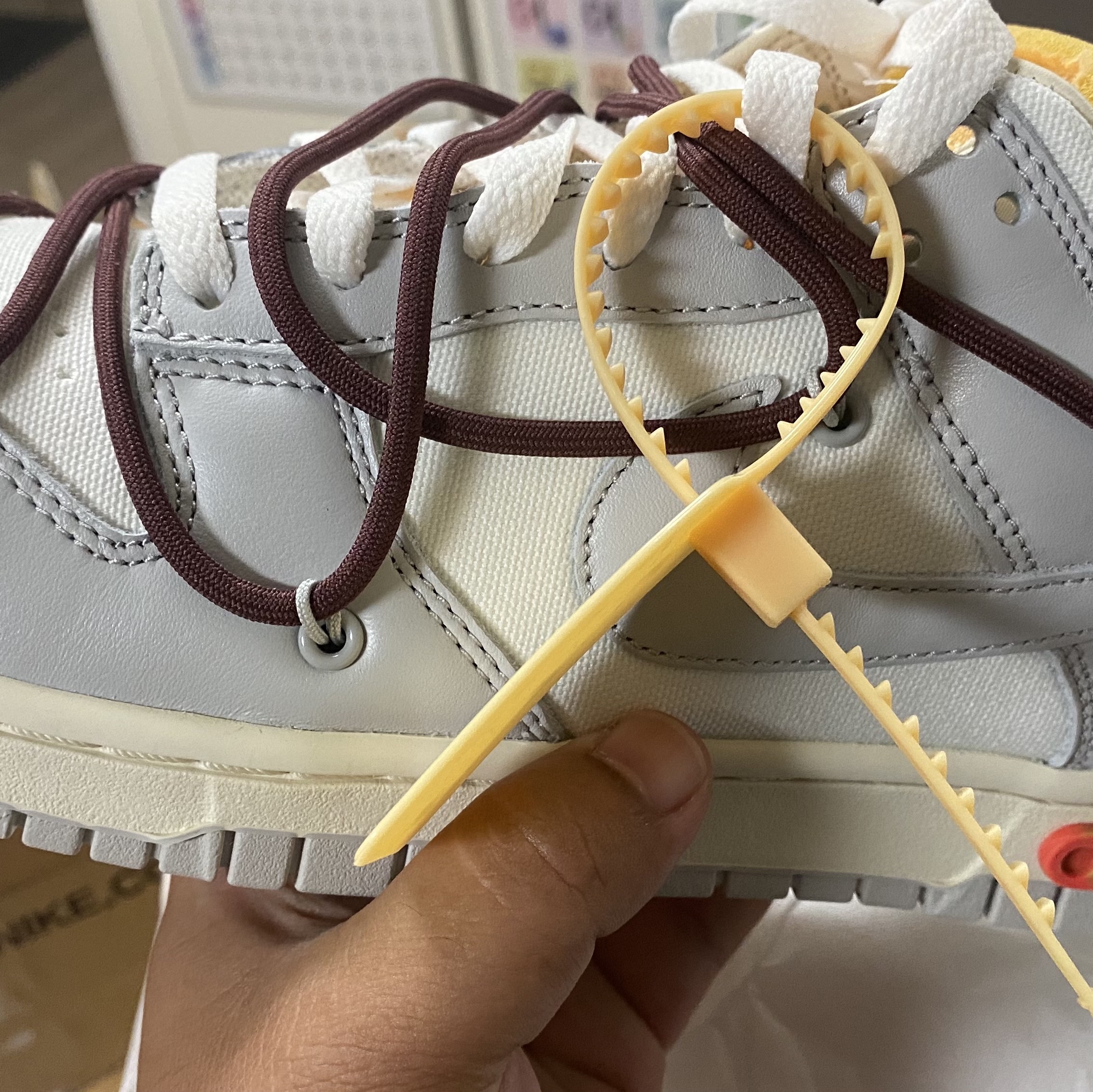 Nike x Off-White Dunk Low The 50 - Lot 46 착용 스타일 - 2