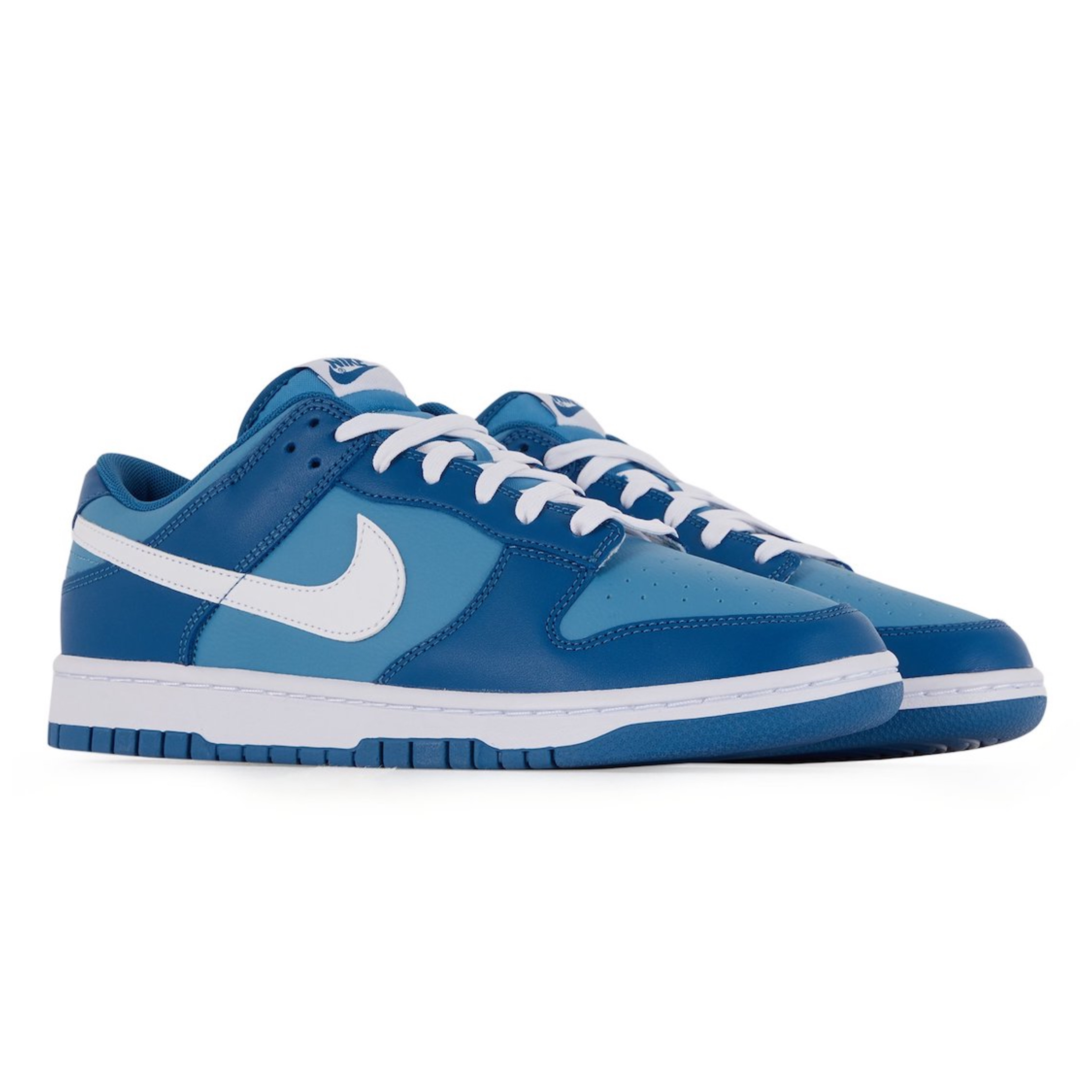 Nike Dunk Low Retro University Blue, (GS) Nike Dunk Low University Blue 착용 스타일 - 2