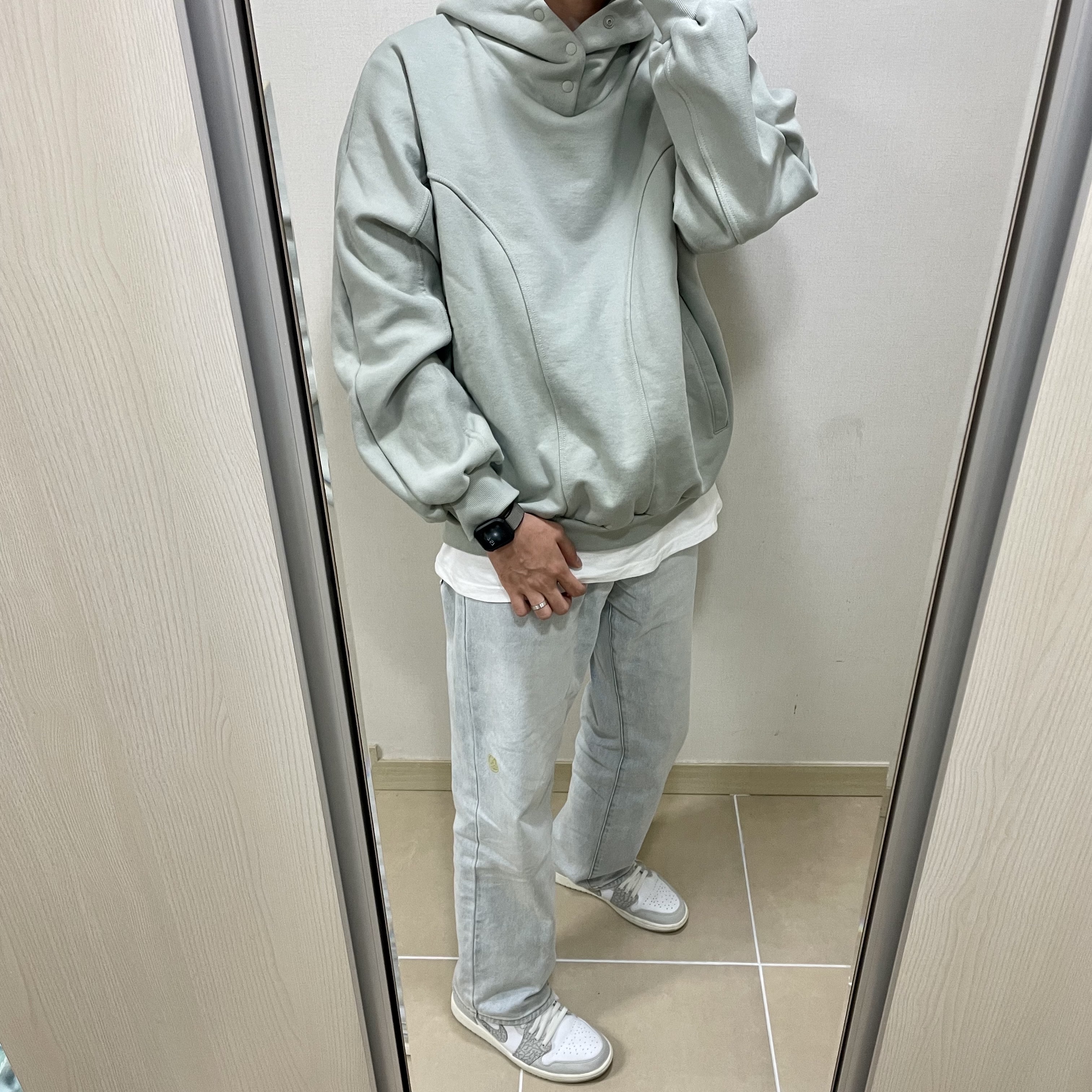 Jordan 1 Low PRM Elephant Print 착용 스타일