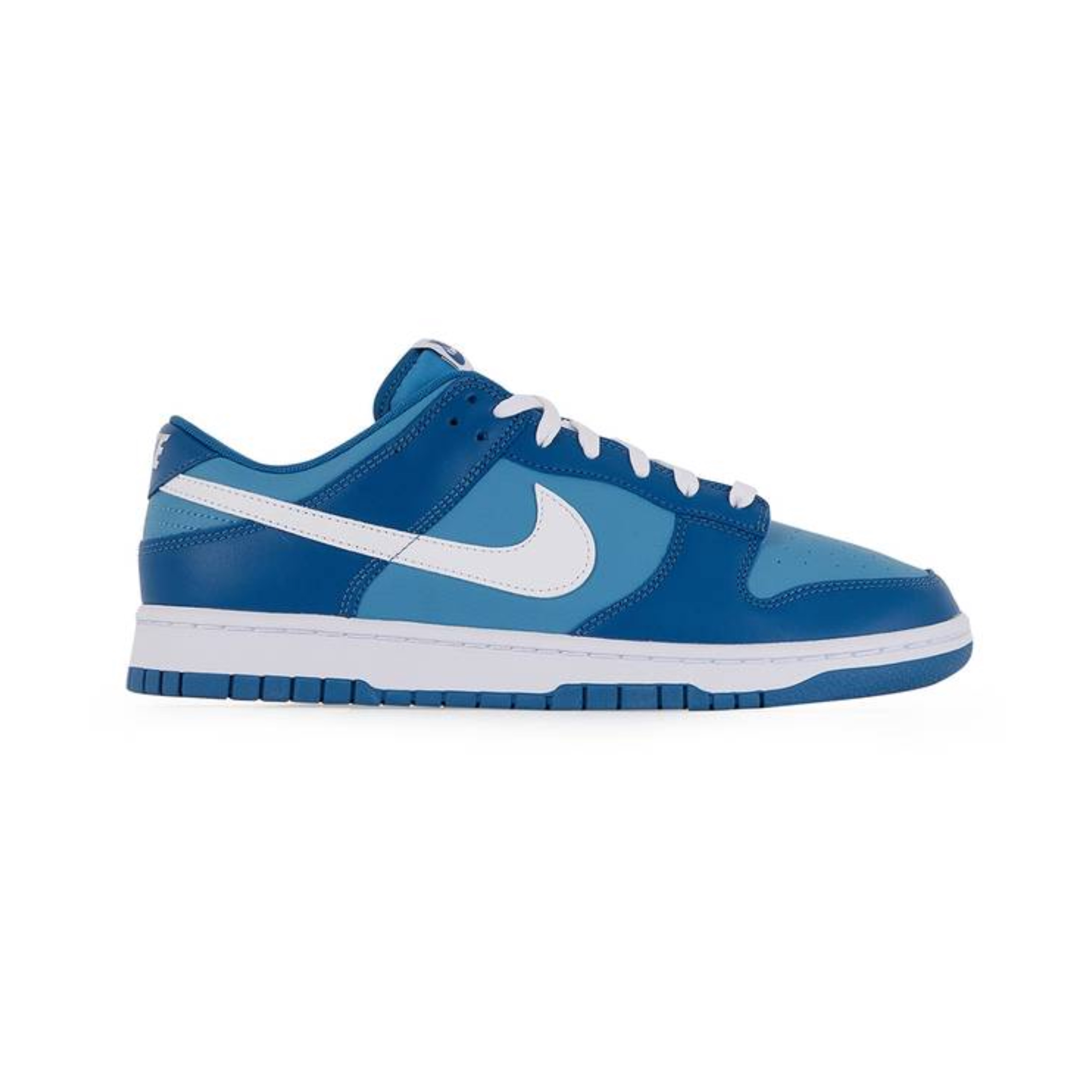 Nike Dunk Low Retro University Blue, (GS) Nike Dunk Low University Blue 착용 스타일 - 4