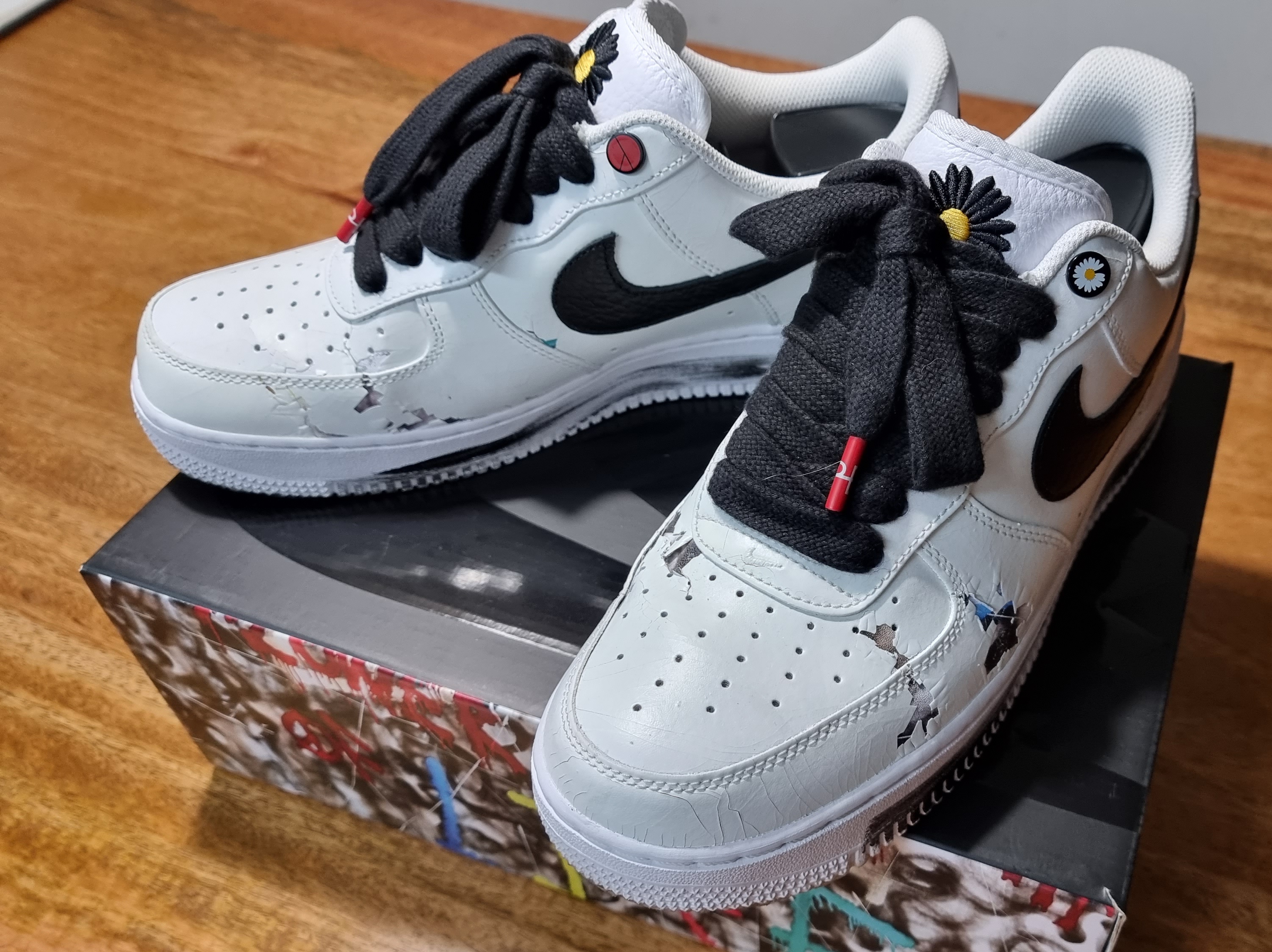 Nike x Peaceminusone Air Force 1 Low Para-Noise 2.0 착용 스타일