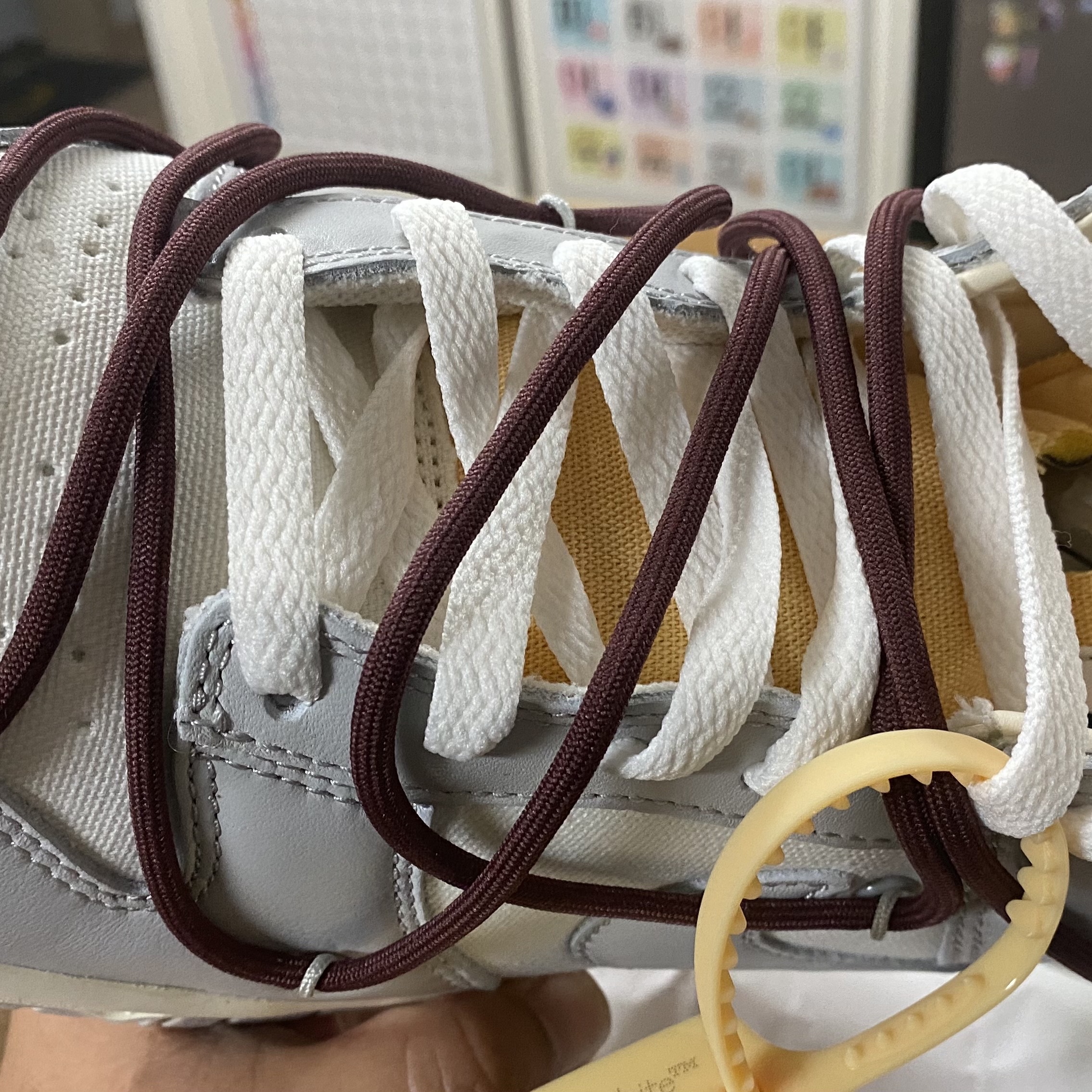 Nike x Off-White Dunk Low The 50 - Lot 46 착용 스타일 - 3